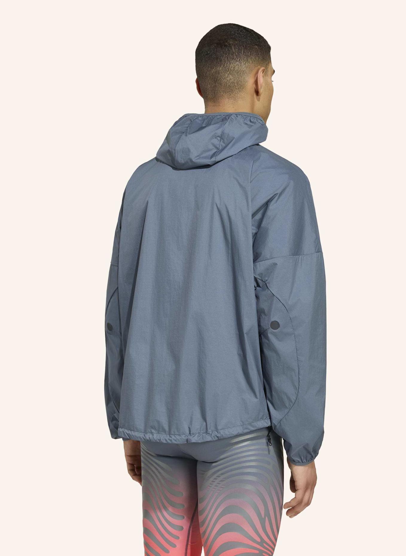 adidas ADIZERO BLAZE RUNNING-JACKE: GRAU