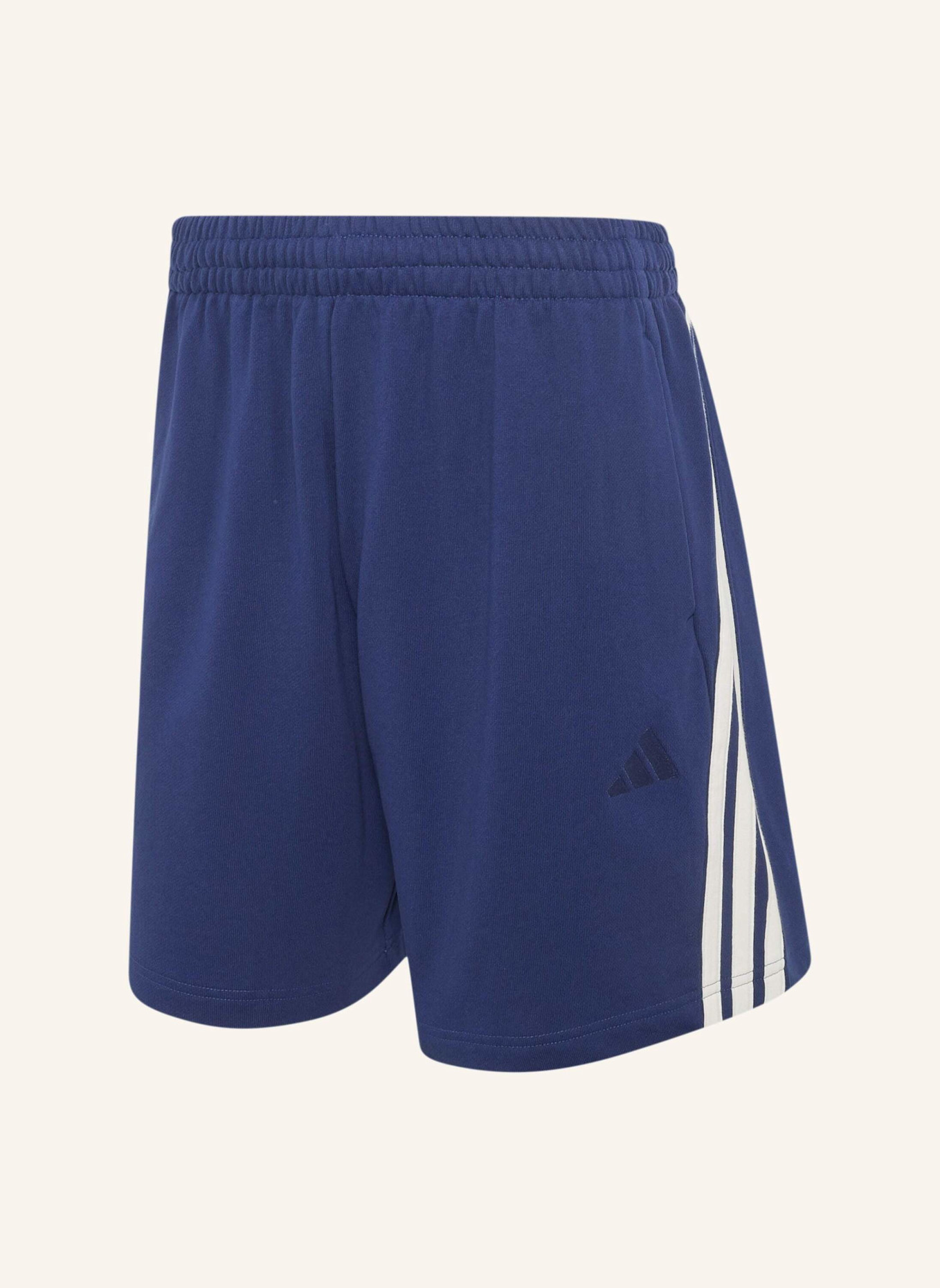 adidas ADIDAS KIT 3-STREIFEN SHORTS: BLAU