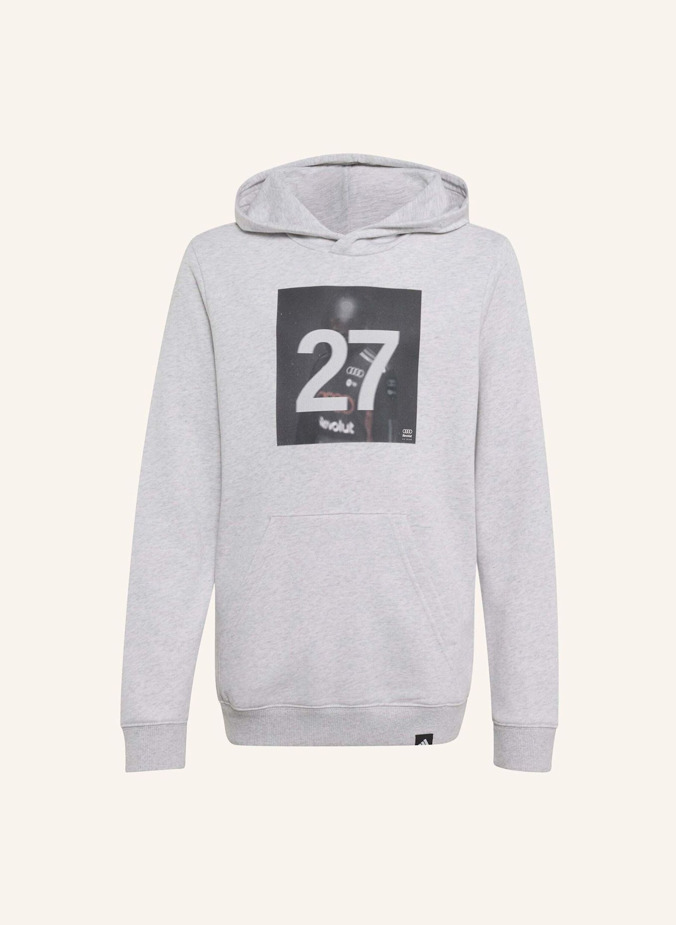 adidas AUDI REVOLUT F1 TEAM NICO HÜLKENBERG GRAFIK I HOODIE: GRAU