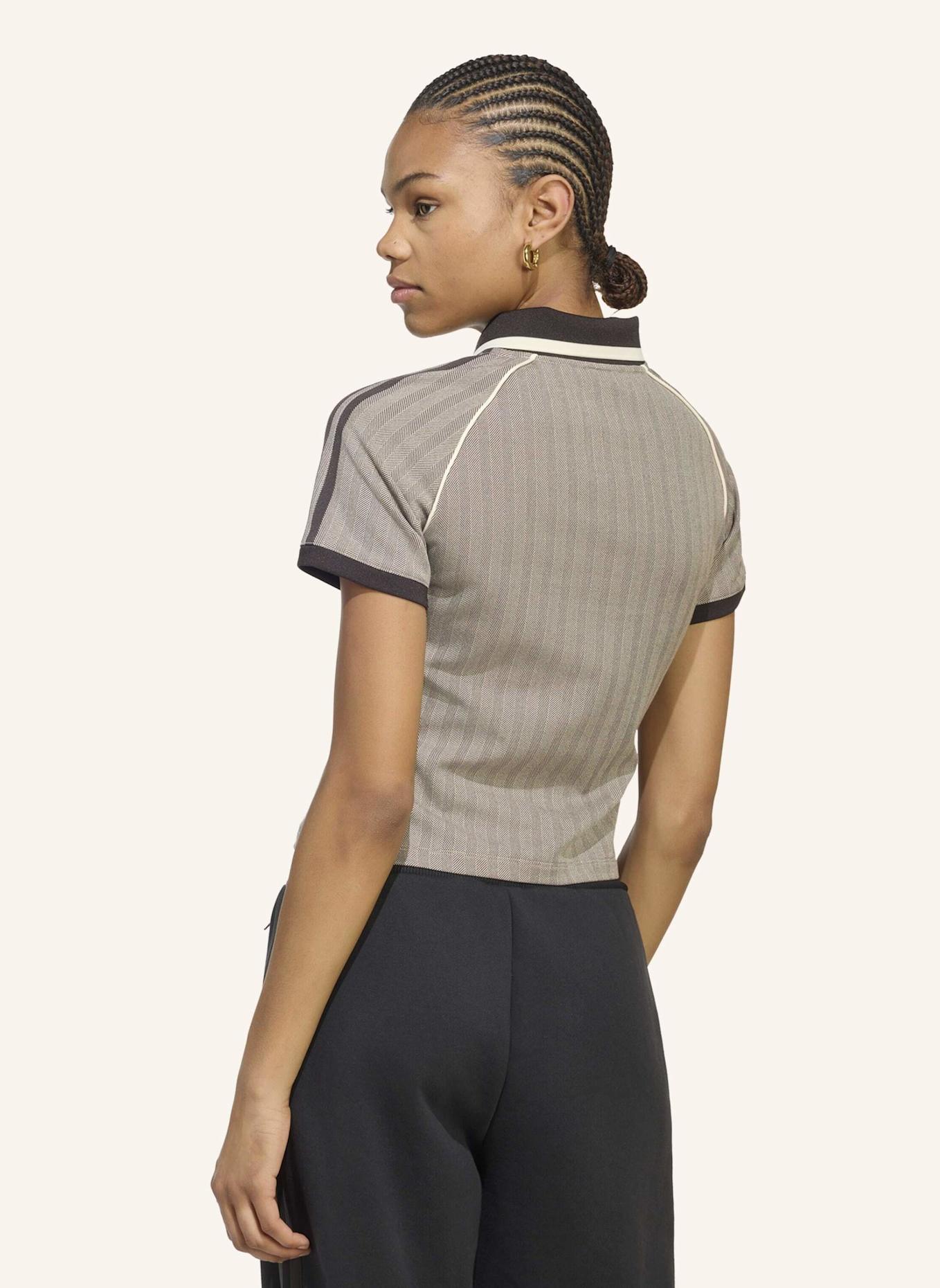 adidas Originals TWEED-POLOSHIRT: BRAUN