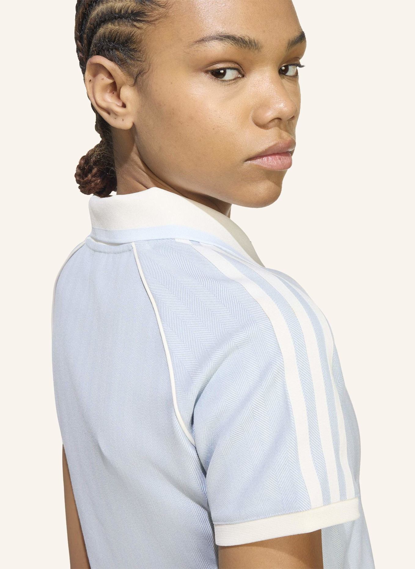 adidas Originals TWEED-POLOSHIRT: BLAU