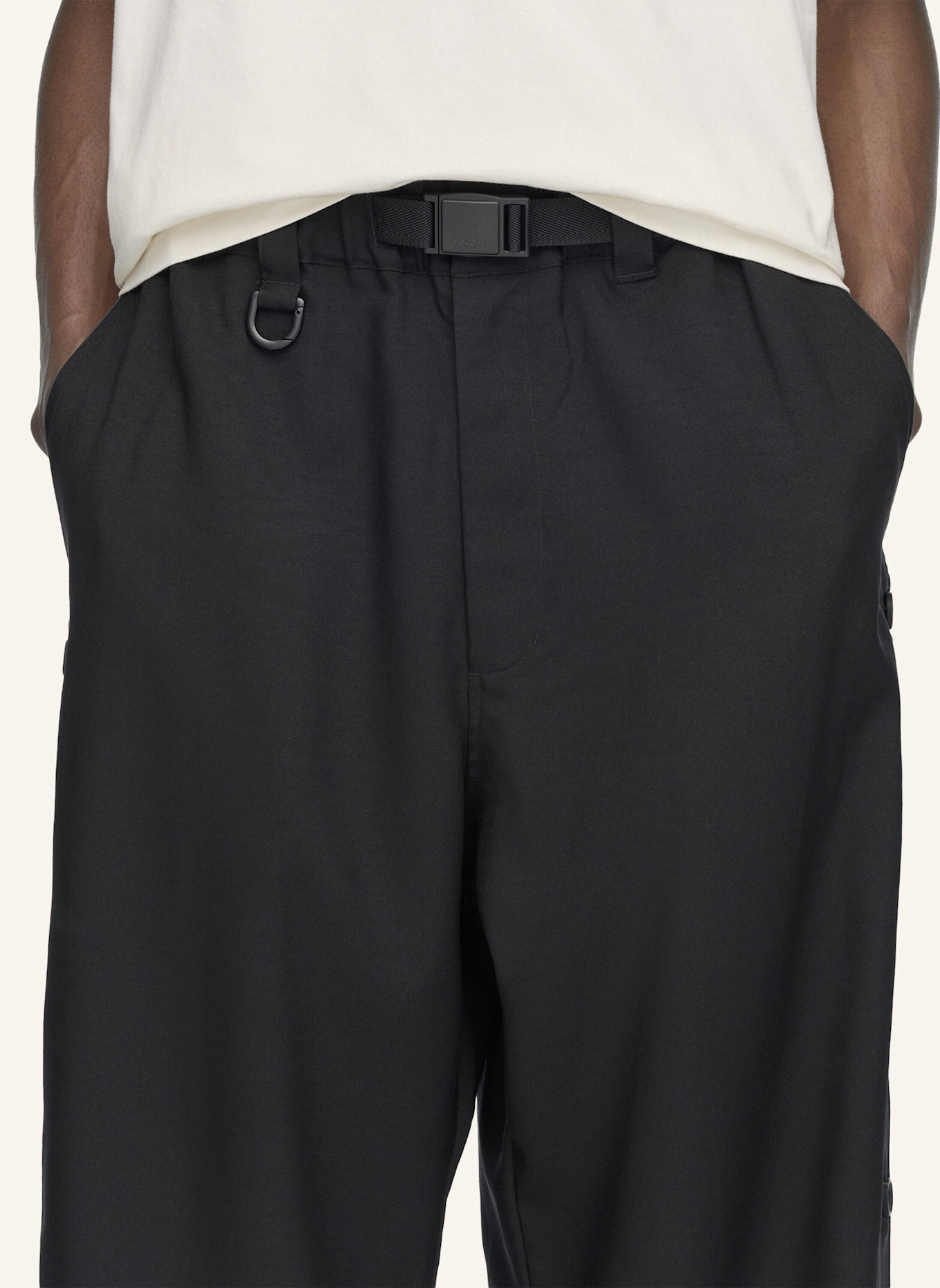 Y-3 Y-3 SPORT UNIFORM ADAPTIVE 3-STREIFEN HOSE: SCHWARZ