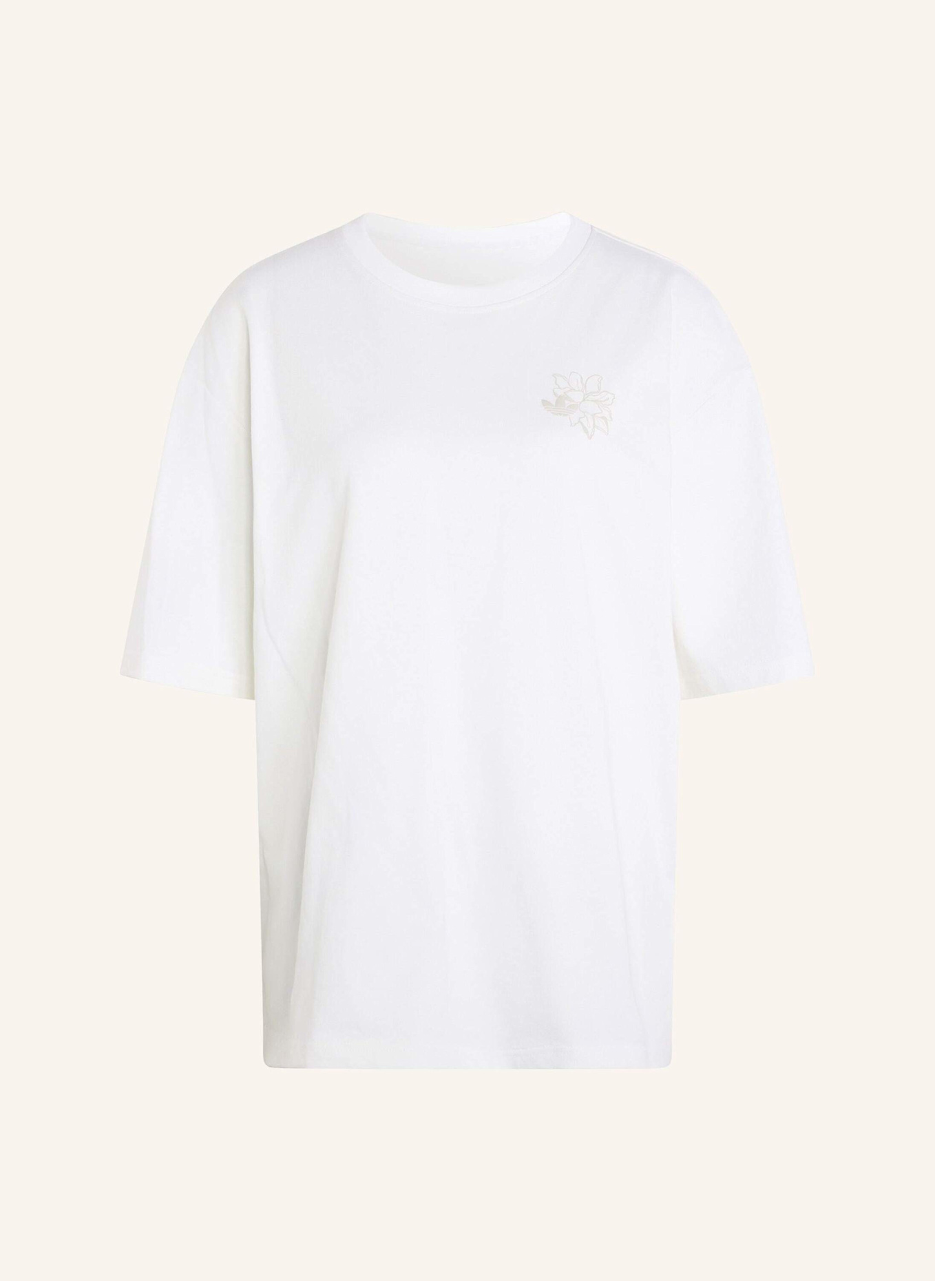 adidas Originals FLORAL GFX T-SHIRT: WEISS