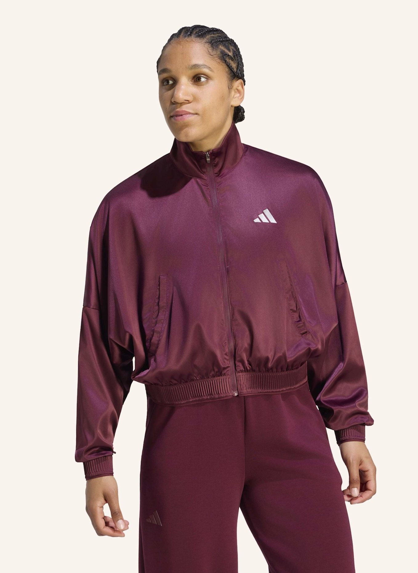 adidas TENNIS CLIMACOOL COVER UP JACKE: ROT