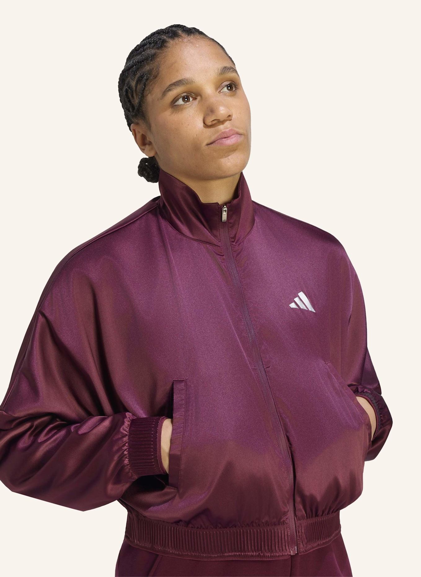 adidas TENNIS CLIMACOOL COVER UP JACKE: ROT