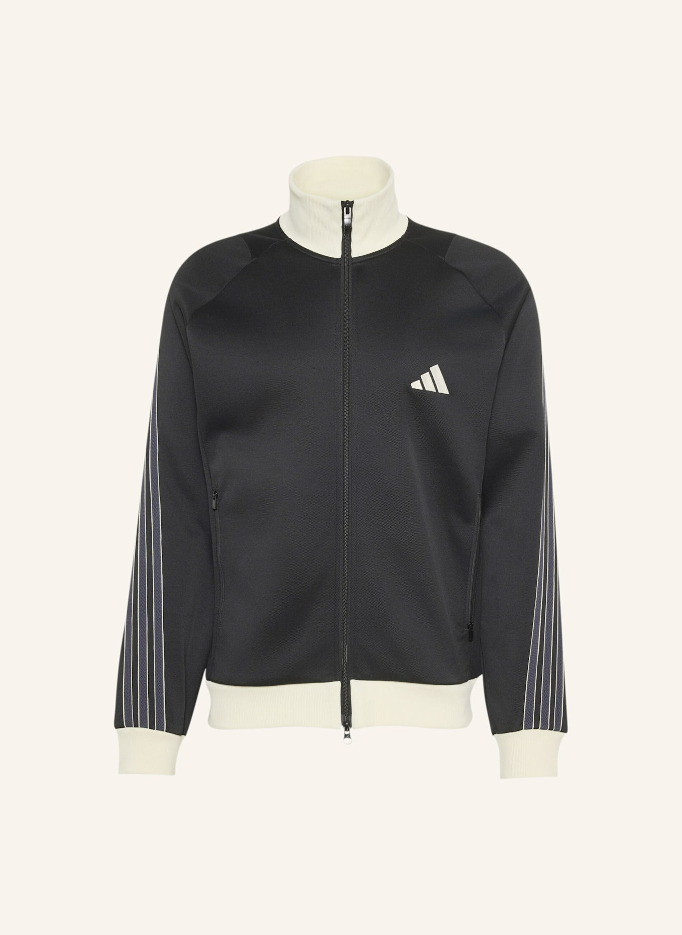 adidas STADIUM PIKEE TRAININGSJACKE, REGULÄR GESCHNITTEN: SCHWARZ