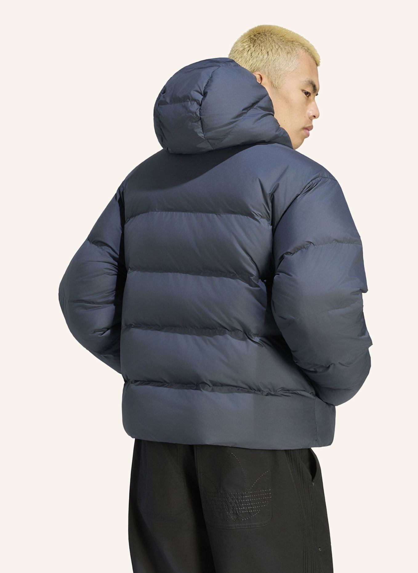 adidas Originals REGENJACKE, KAPUZE: GRAU