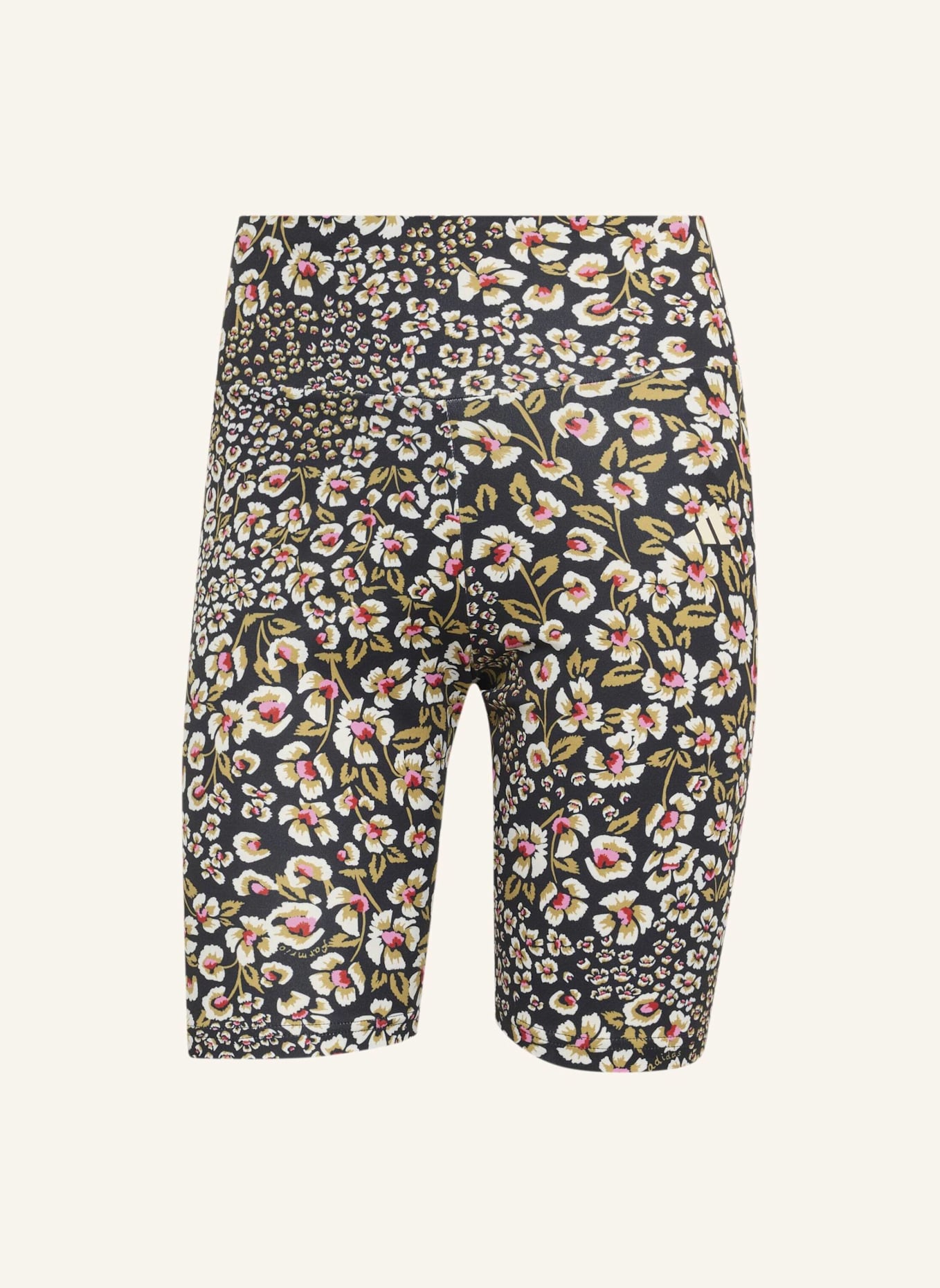 adidas ADIDAS X FARM RIO BIKE SHORTS: SCHWARZ/ WEISS