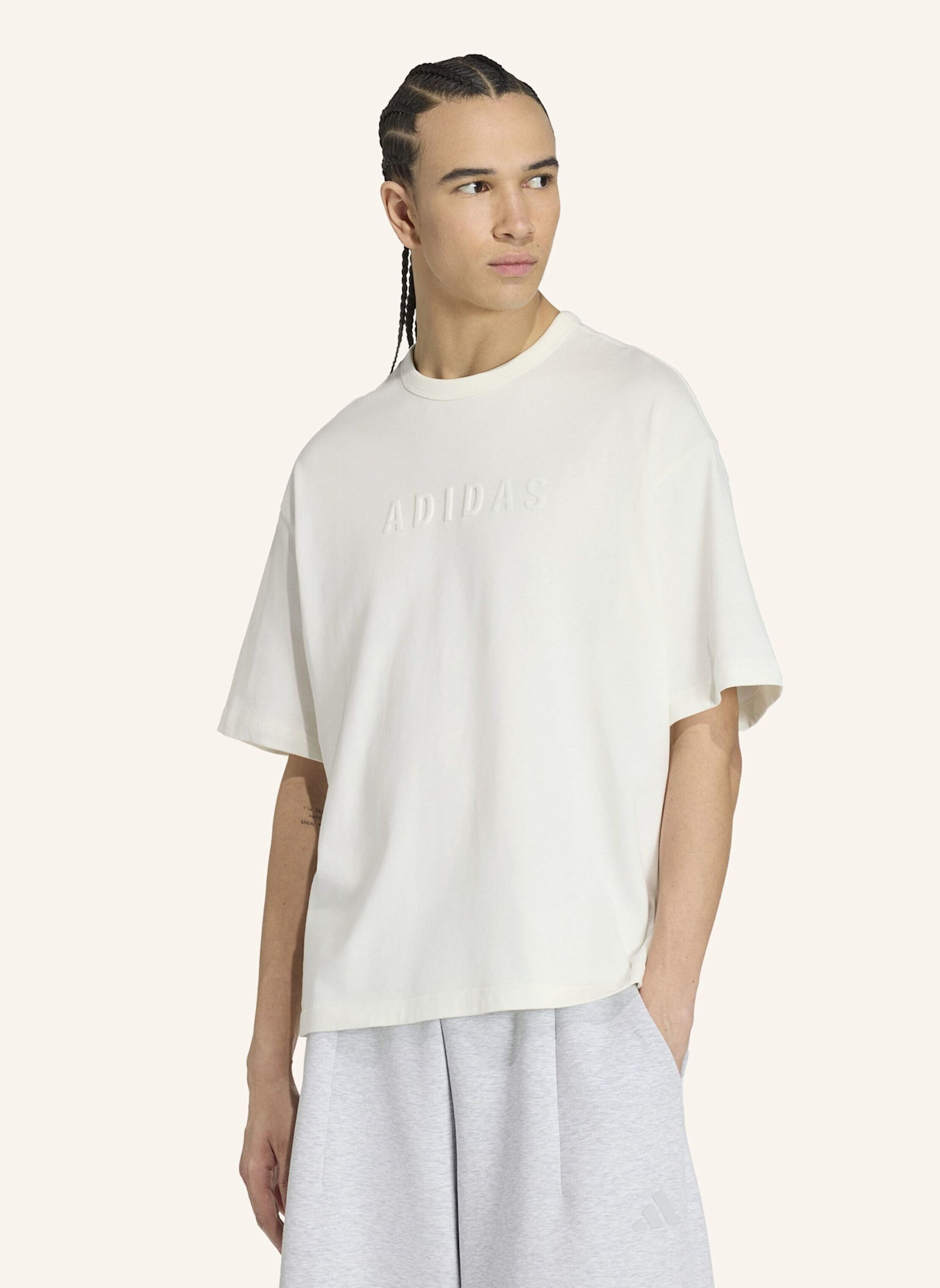 adidas SOFT LUX GRAFIK T-SHIRT: WEISS