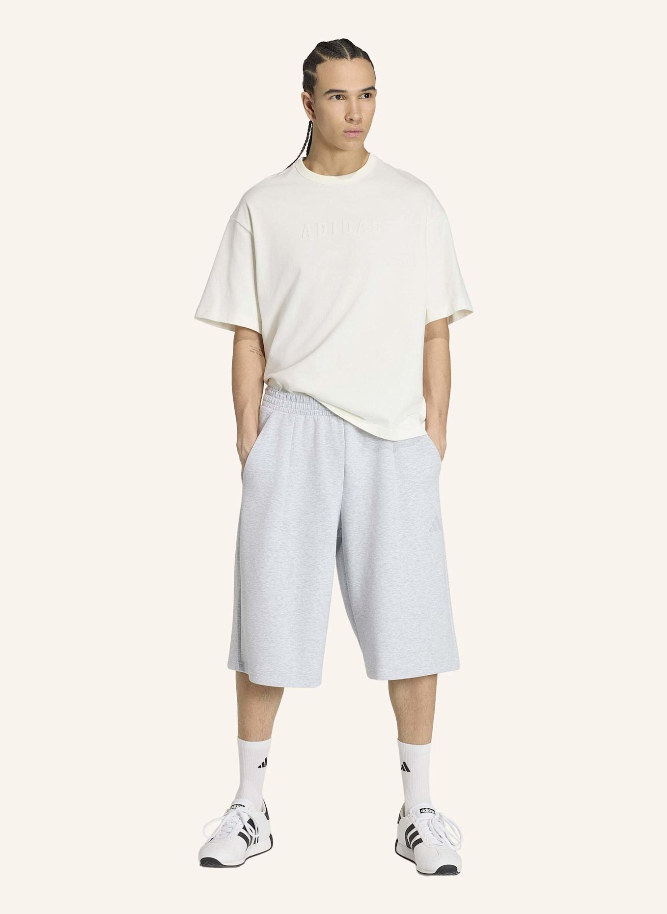 adidas SOFT LUX GRAFIK T-SHIRT: WEISS