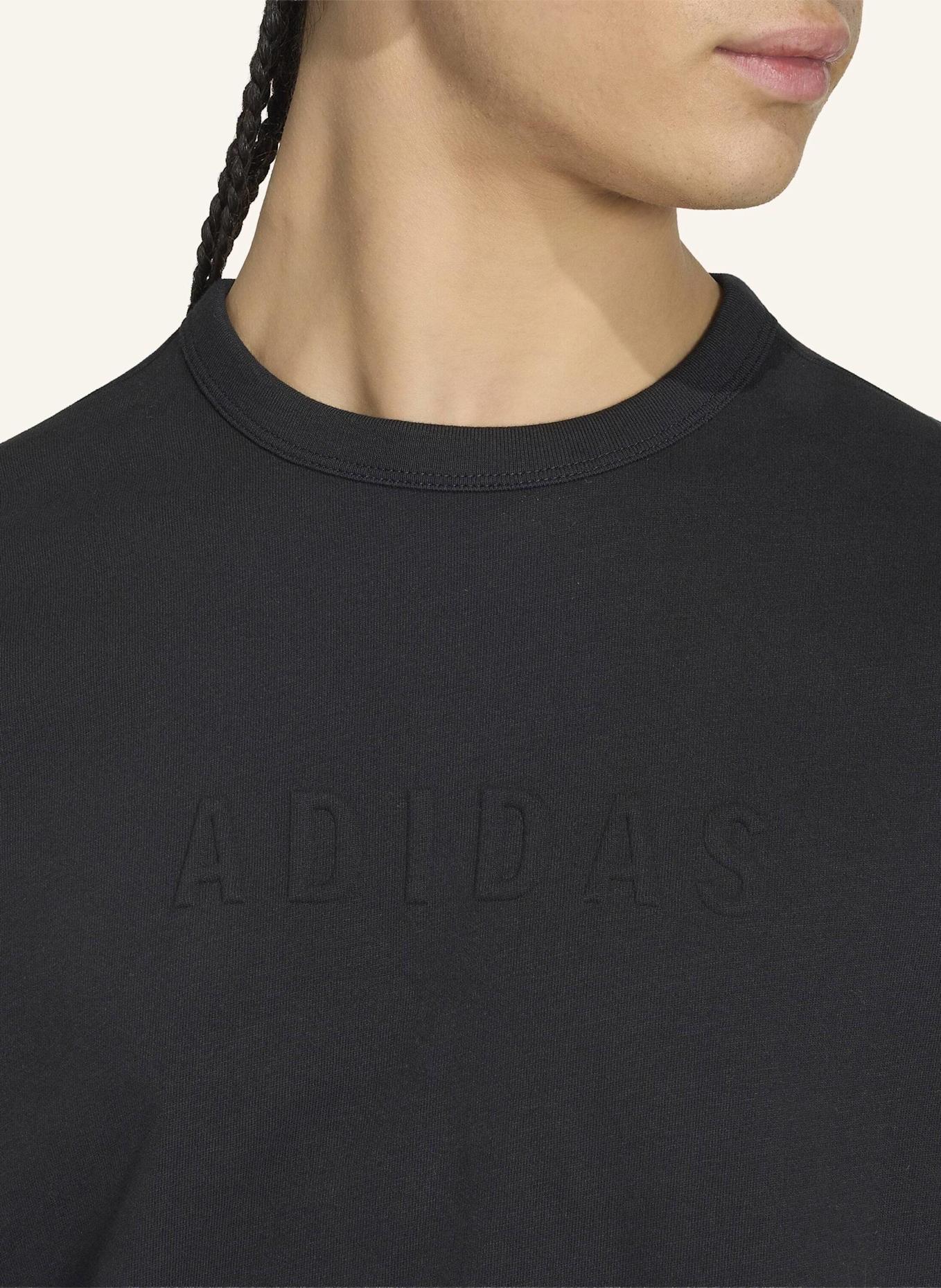 adidas SOFT LUX GRAFIK T-SHIRT: SCHWARZ