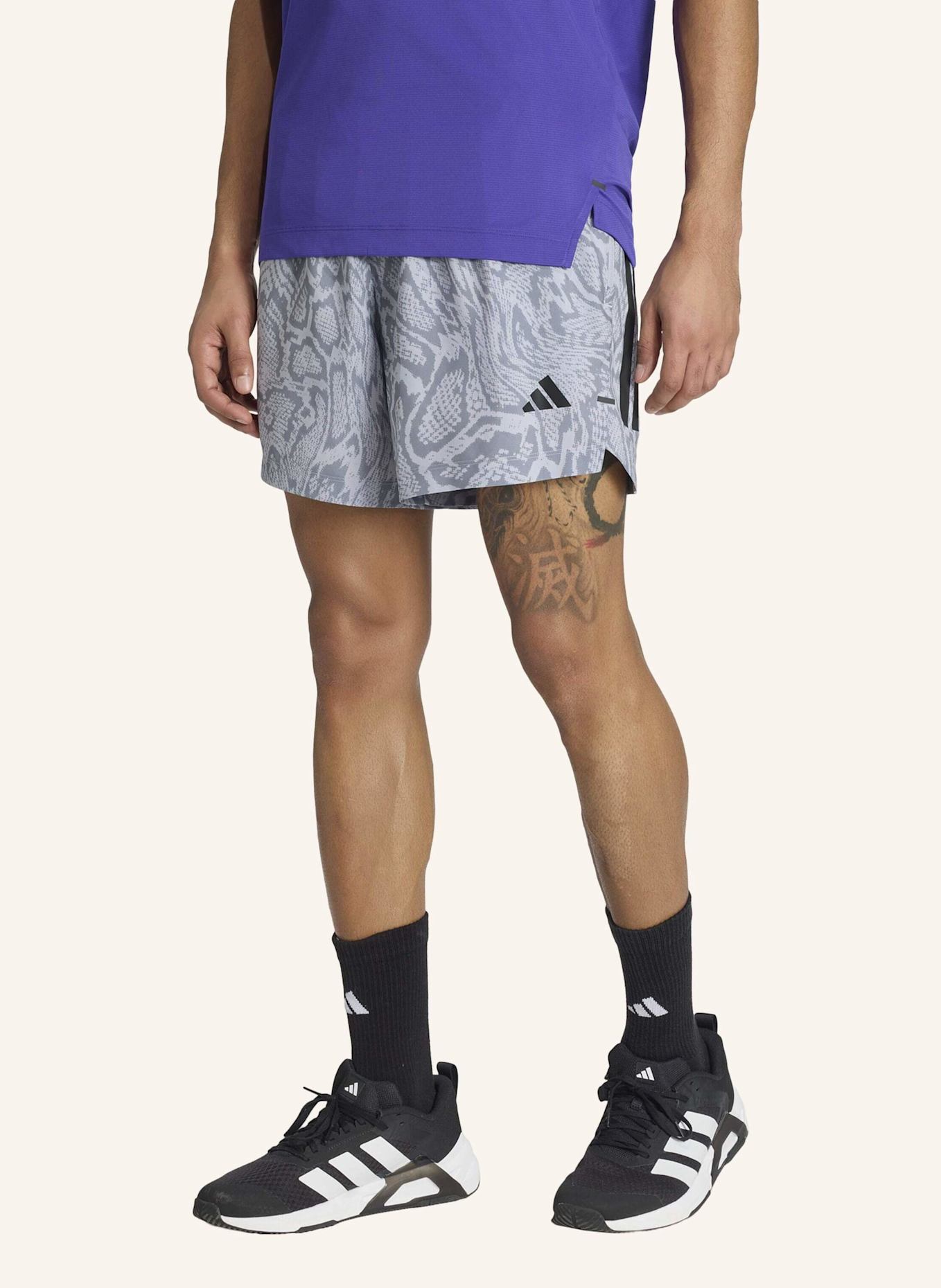 adidas Trainingsshorts D4T PRIMELIFT: GRAU