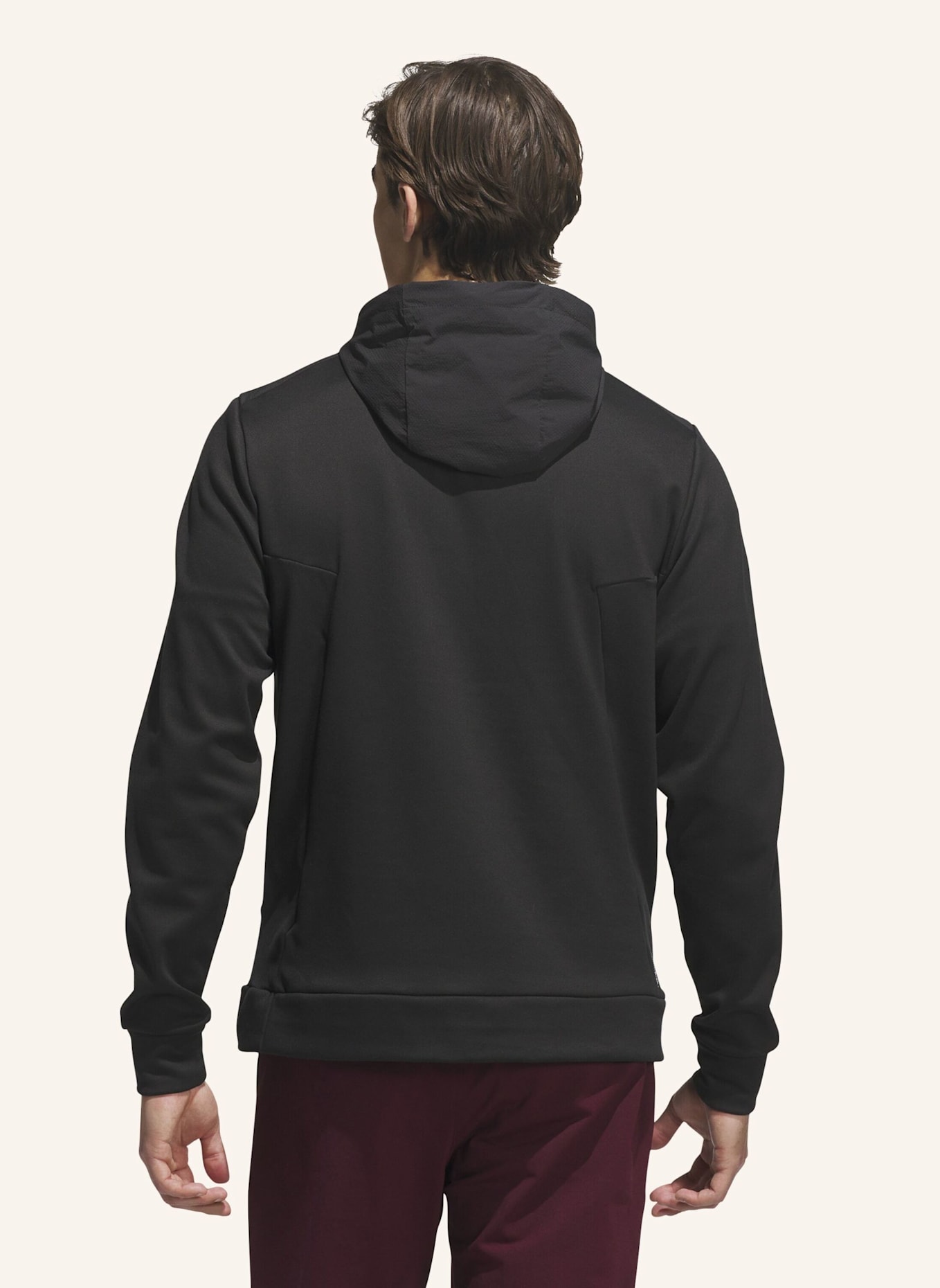 adidas ULTIMATE365+ COURSE CONTROL ANORAK, ABGESTEPPT: SCHWARZ