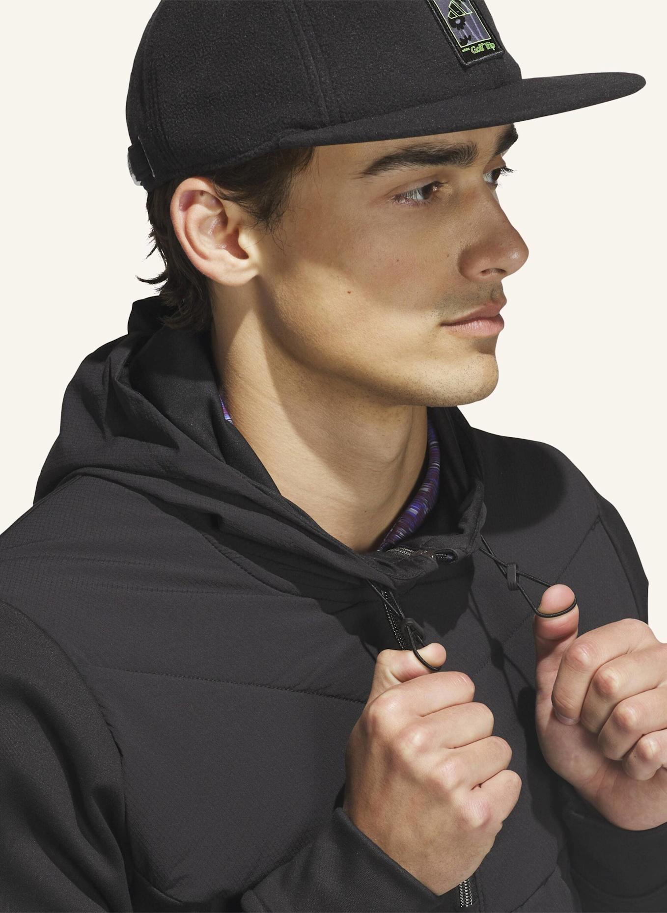 adidas ULTIMATE365+ COURSE CONTROL ANORAK, ABGESTEPPT: SCHWARZ