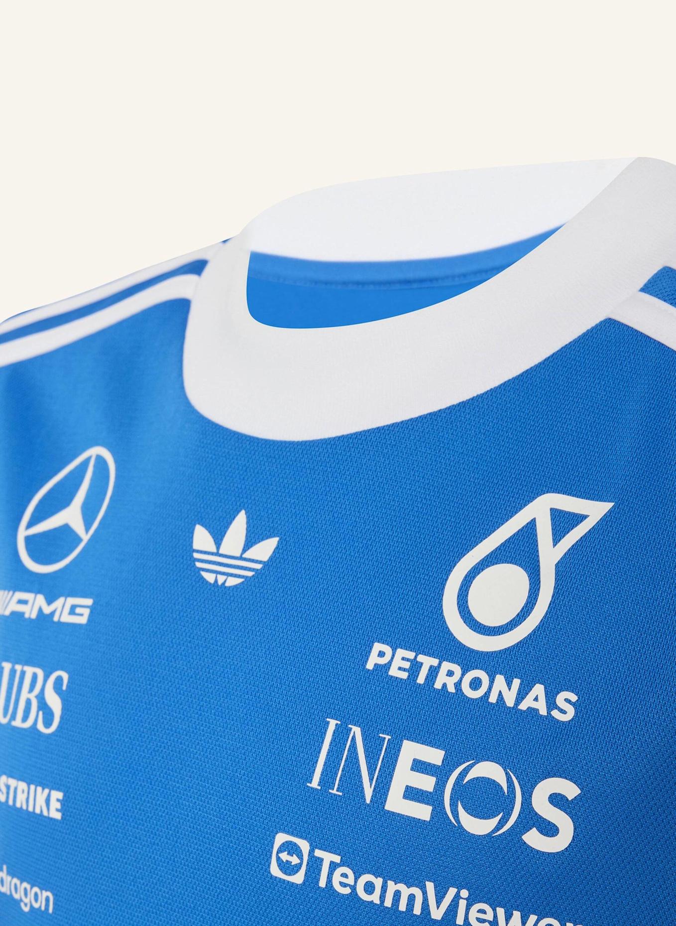 adidas MERCEDES-AMG PETRONAS FORMULA 1 TEAM BLUE WONDER DRIVER TRIKOT: BLAU