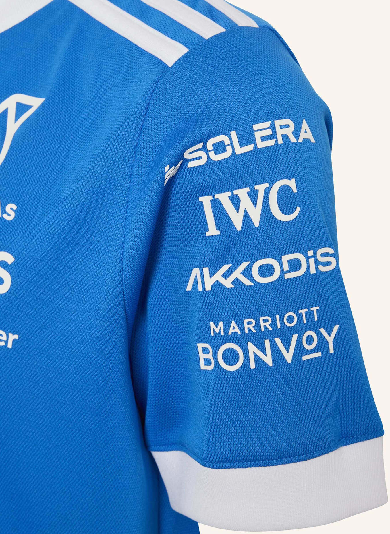 adidas MERCEDES-AMG PETRONAS FORMULA 1 TEAM BLUE WONDER DRIVER TRIKOT: BLAU