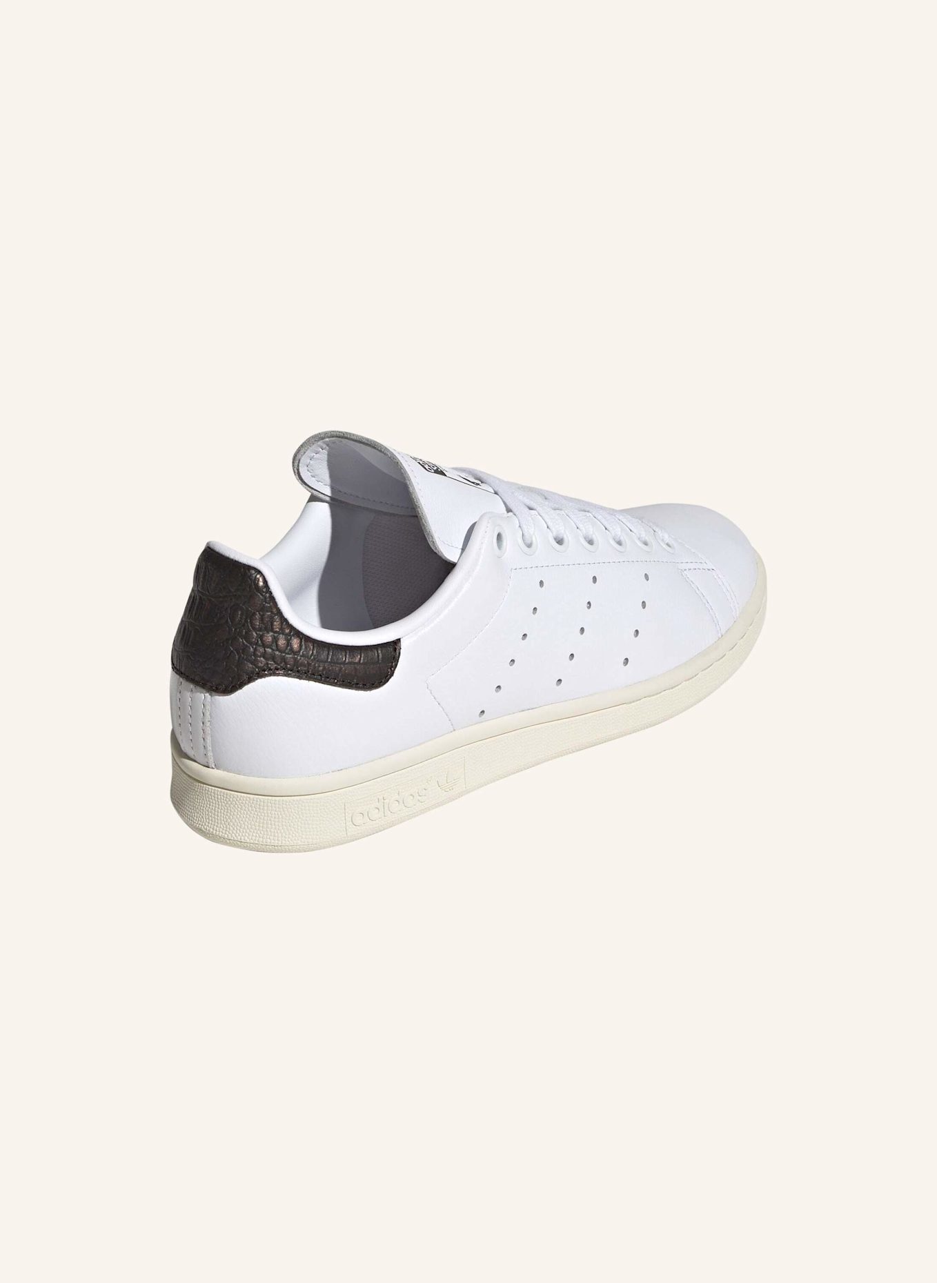 adidas Originals STAN SMITH SCHUH: WEISS/ BRAUN