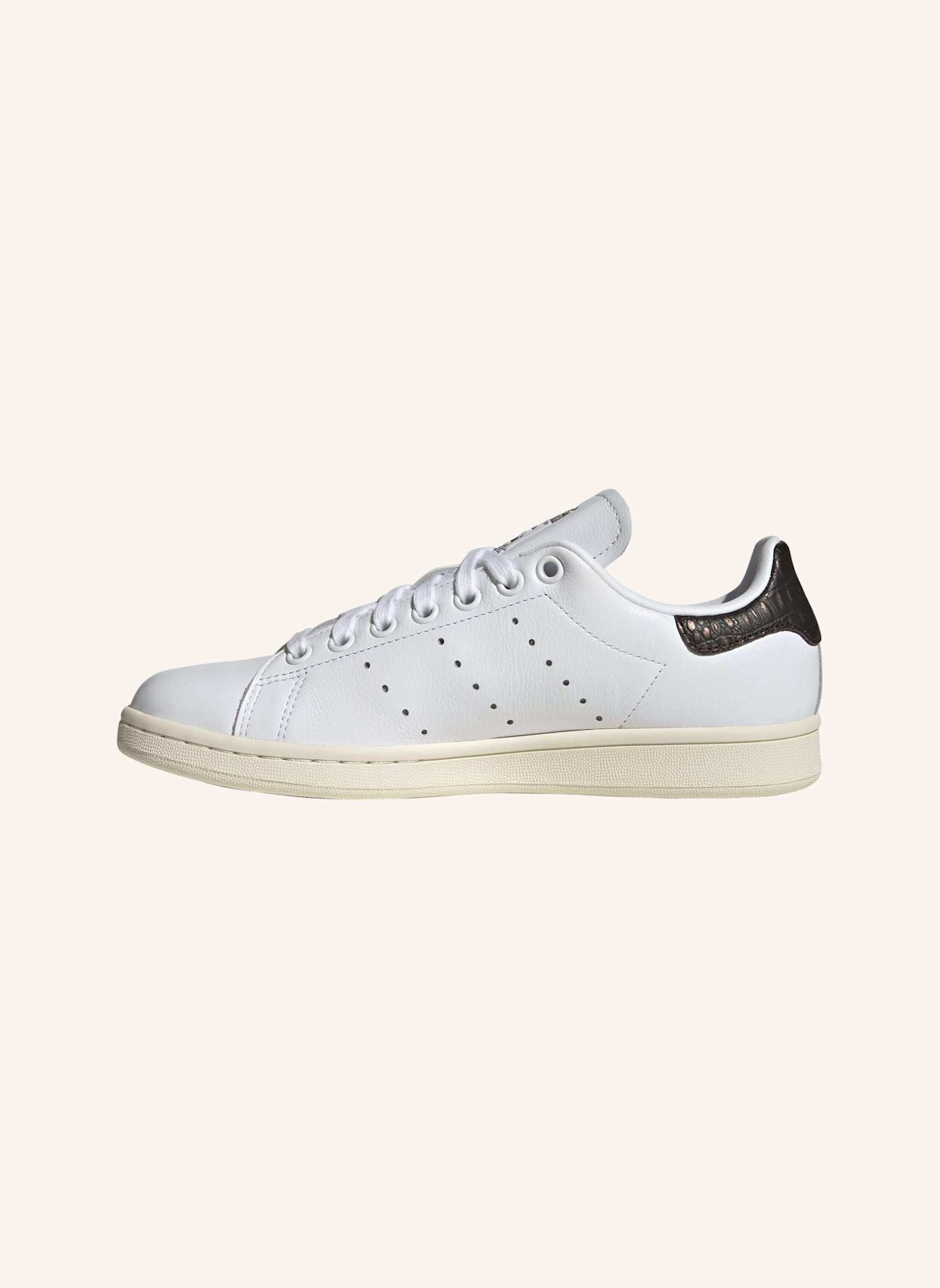 adidas Originals STAN SMITH SCHUH: WEISS/ BRAUN