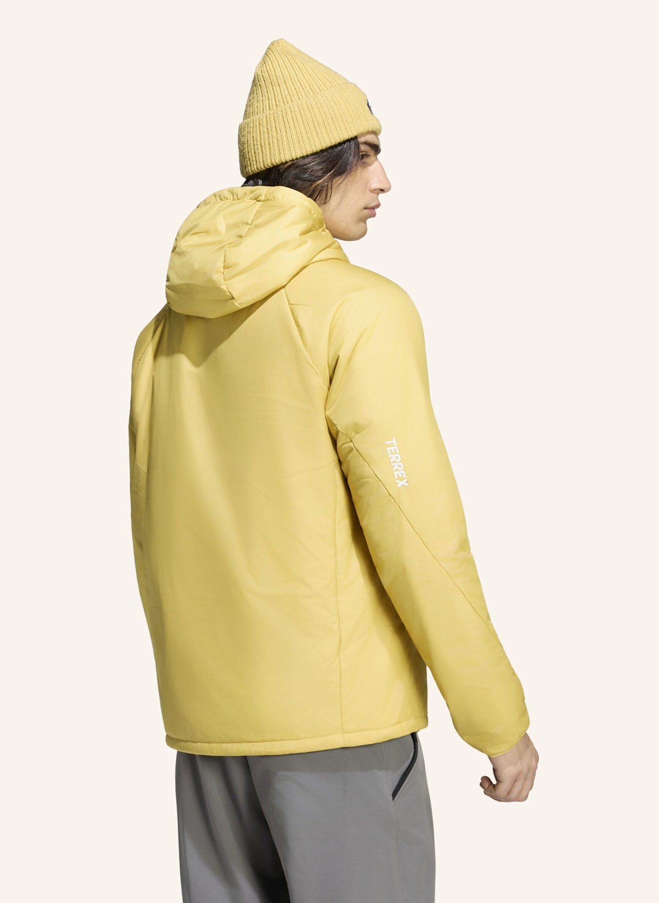 adidas TERREX TERREX MULTI CLIMAWARM KAPUZENJACKE, ISOLIERT: BEIGE