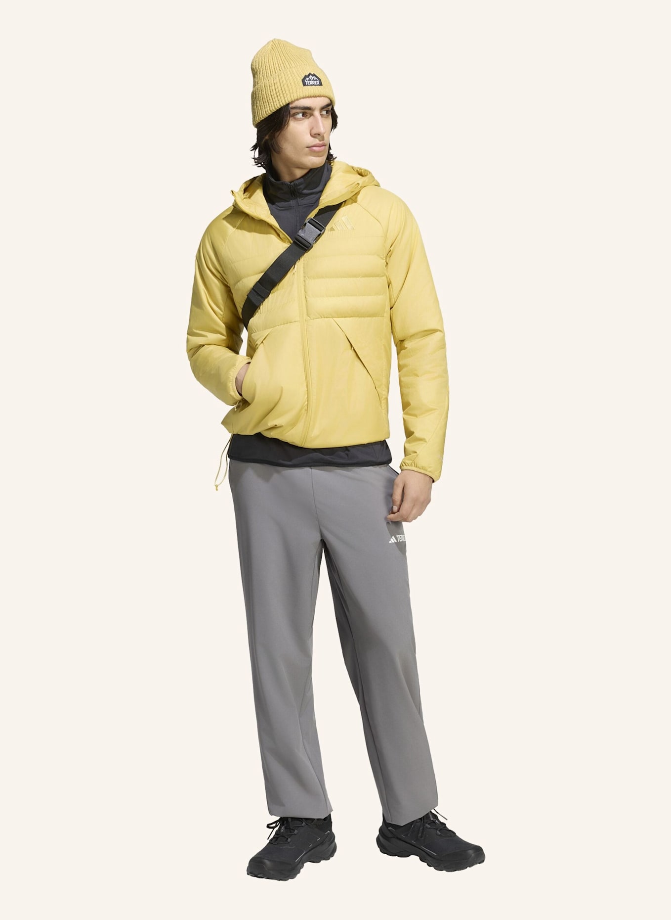 adidas TERREX TERREX MULTI CLIMAWARM KAPUZENJACKE, ISOLIERT: BEIGE
