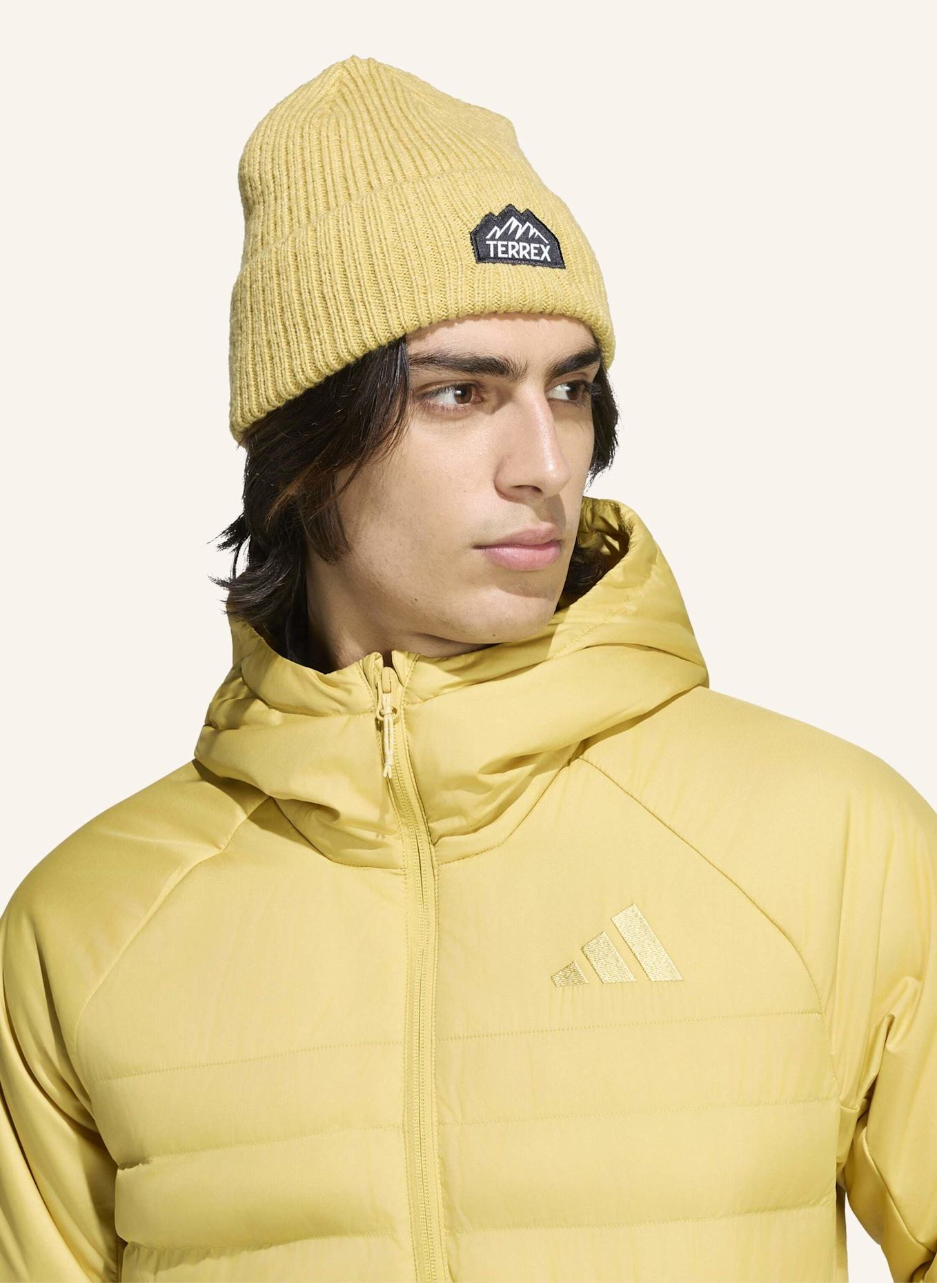 adidas TERREX TERREX MULTI CLIMAWARM KAPUZENJACKE, ISOLIERT: BEIGE