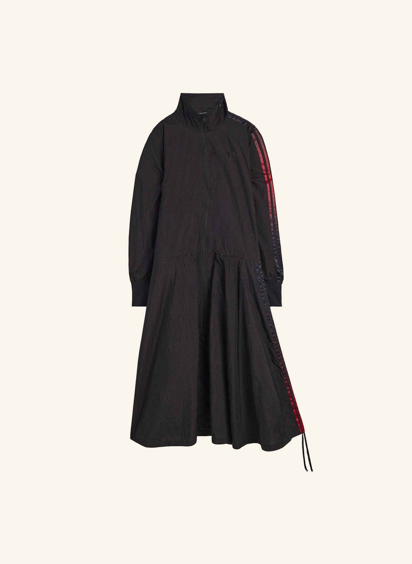 Y-3 Y-3 TRAININGSKLEID, NYLON, 3-STREIFEN, FARBVERLAUF: SCHWARZ
