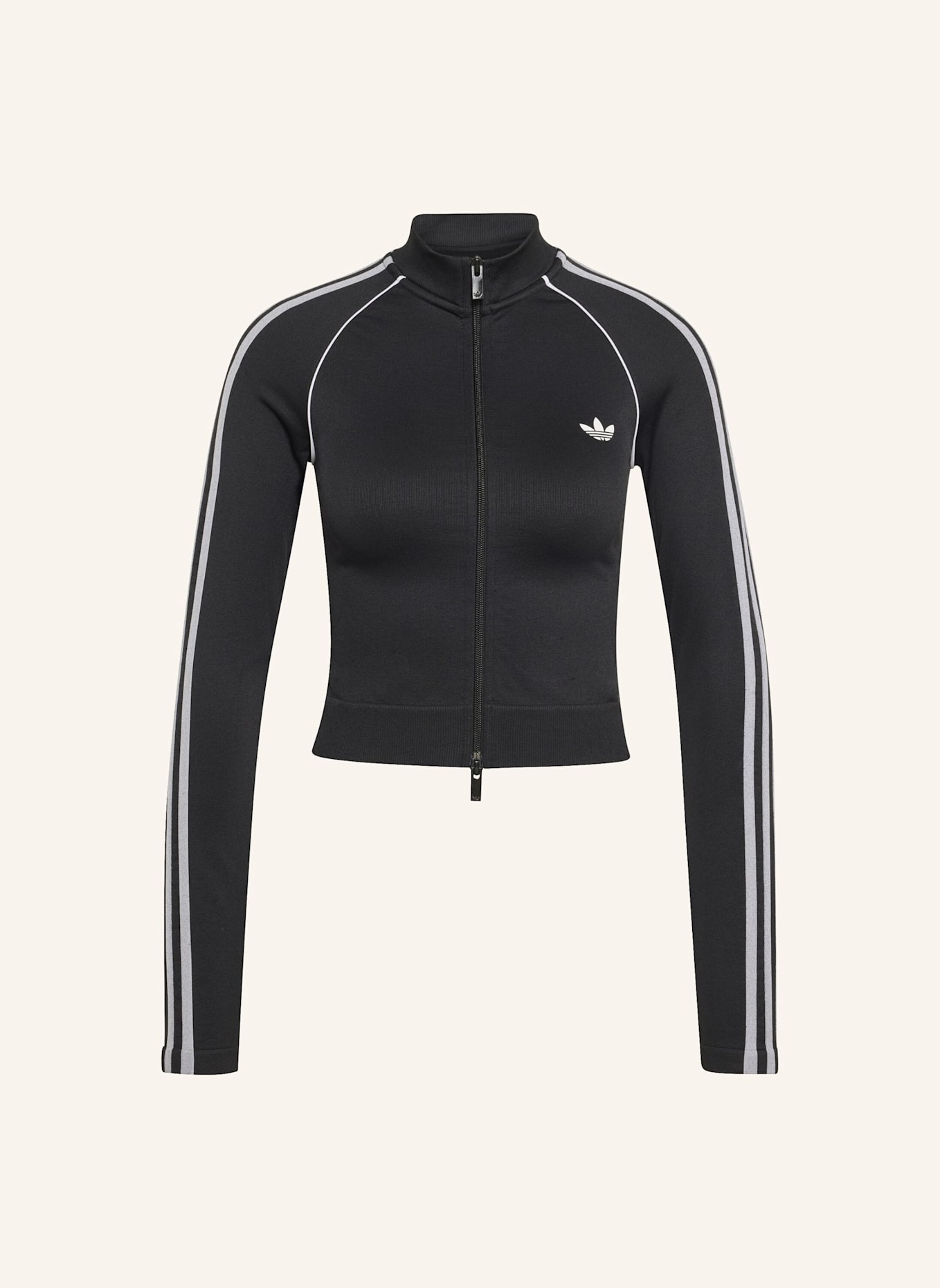 adidas Originals ESSENTIALS 3-STREIFEN TRACK TOP, NAHTLOS: SCHWARZ