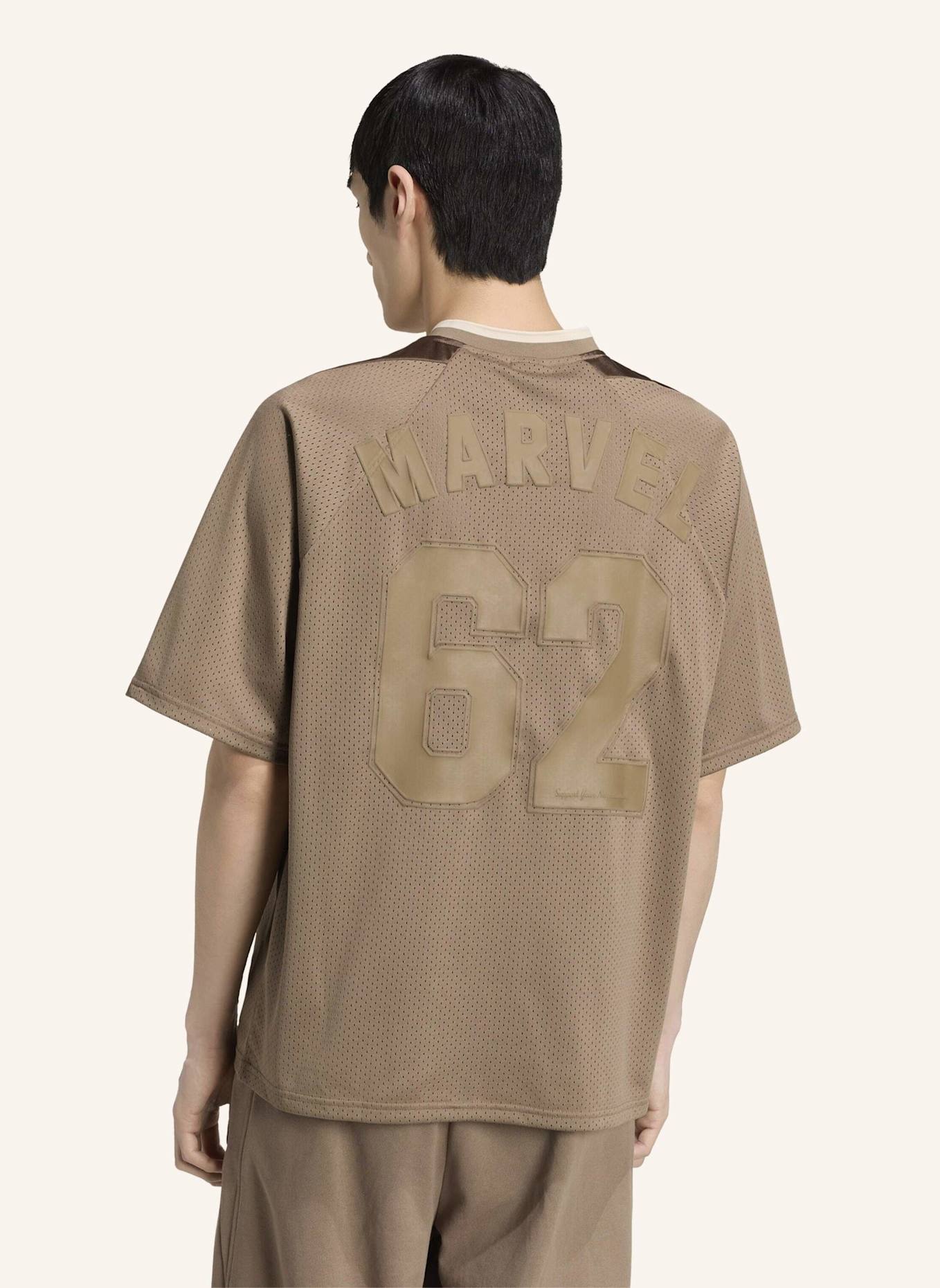 adidas ADIDAS MARVEL SPIDER-MAN MESH SHIRT: KHAKI