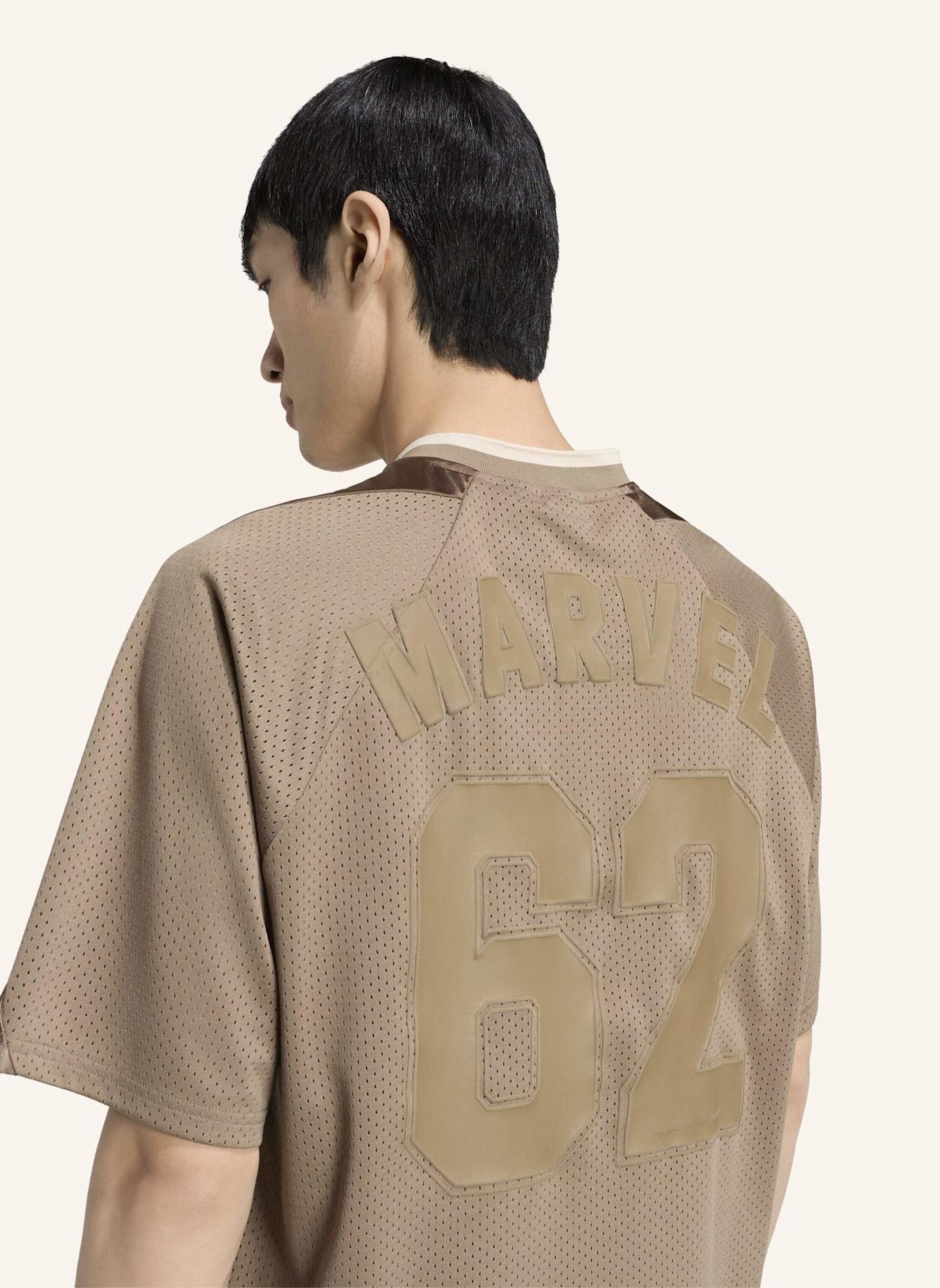 adidas ADIDAS MARVEL SPIDER-MAN MESH SHIRT: KHAKI
