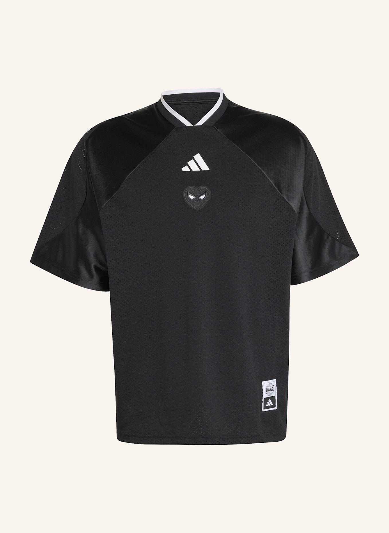 adidas ADIDAS MARVEL SPIDER-MAN MESH SHIRT: SCHWARZ