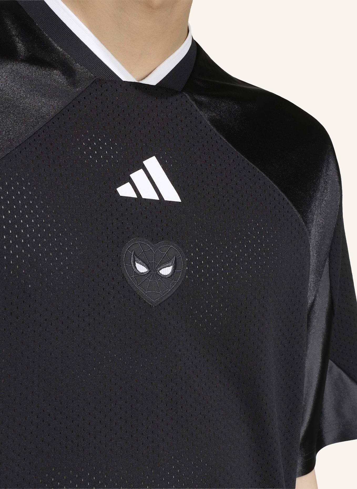 adidas ADIDAS MARVEL SPIDER-MAN MESH SHIRT: SCHWARZ