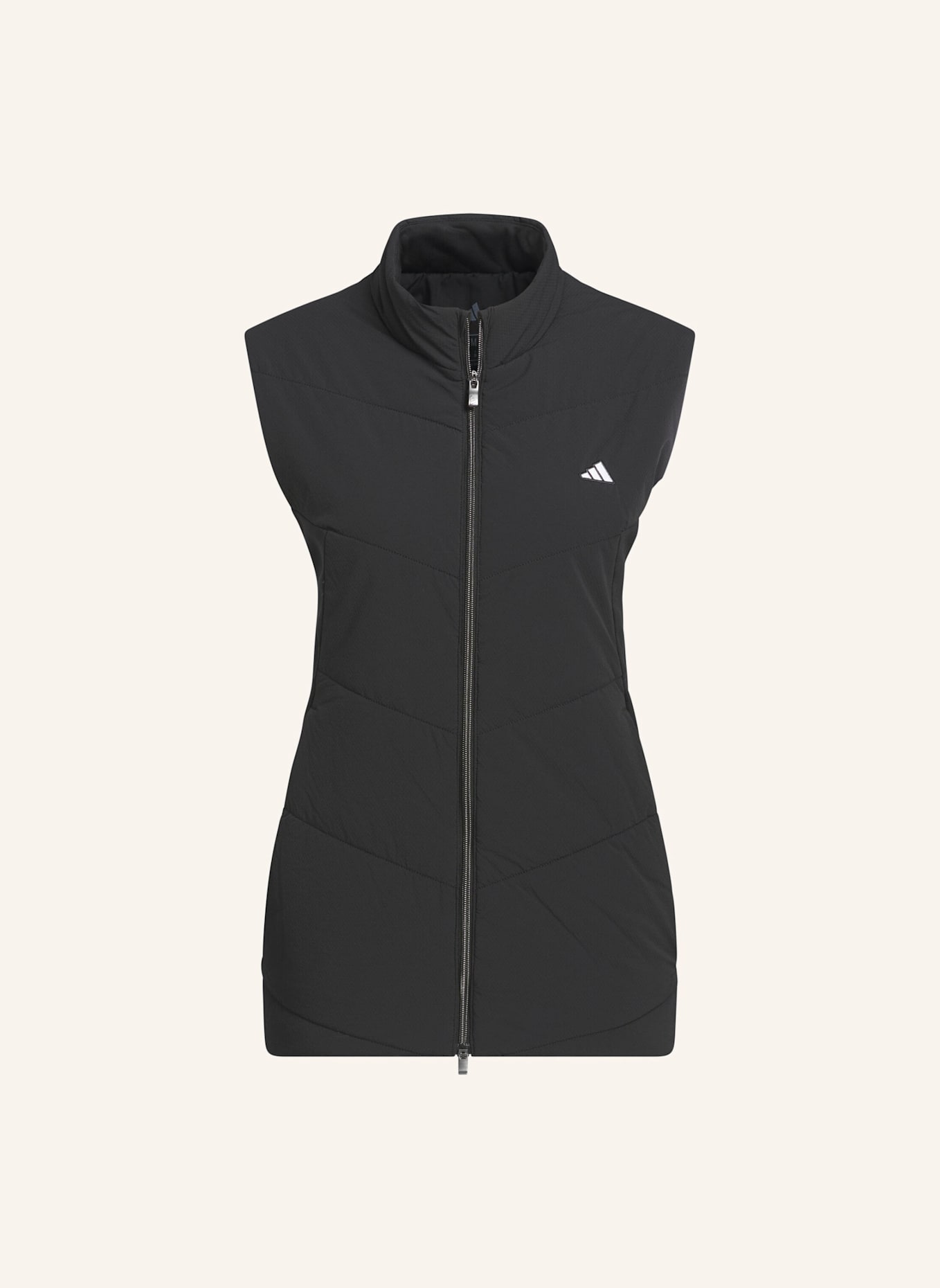 adidas ULTIMATE365+ COURSE CONTROL WESTE, ABGESTEPPT: SCHWARZ