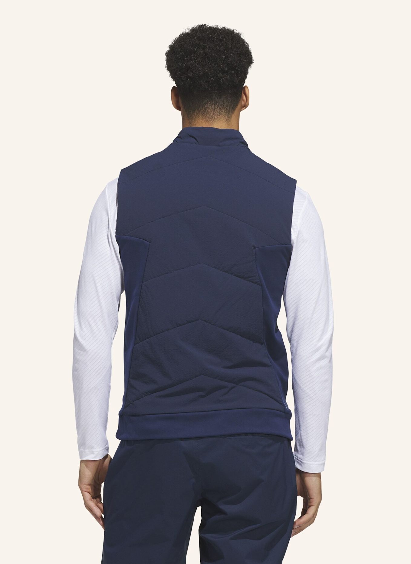 adidas ULTIMATE365+ COURSE CONTROL WESTE, ABGESTEPPT: BLAU