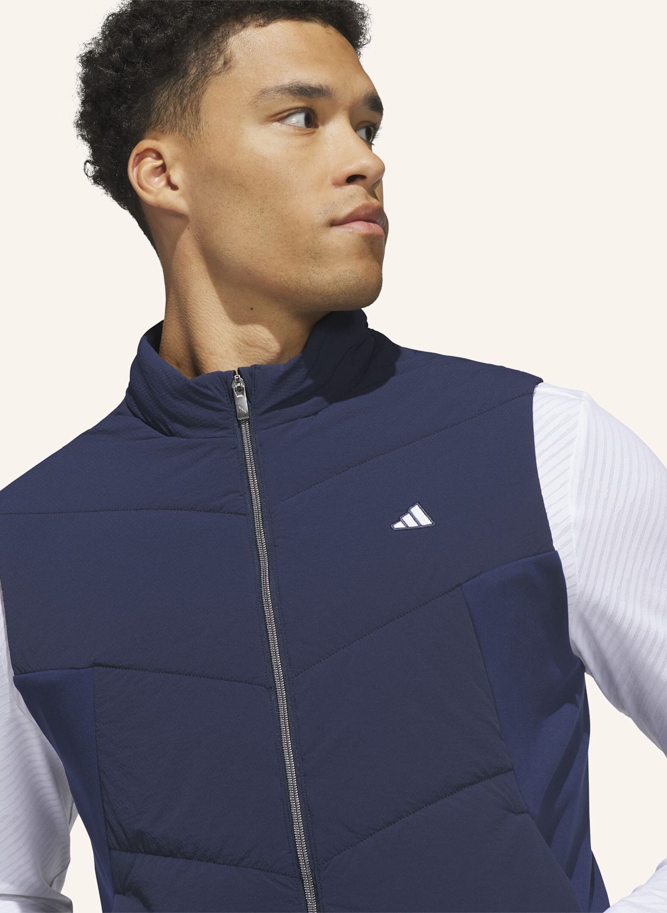 adidas ULTIMATE365+ COURSE CONTROL WESTE, ABGESTEPPT: BLAU