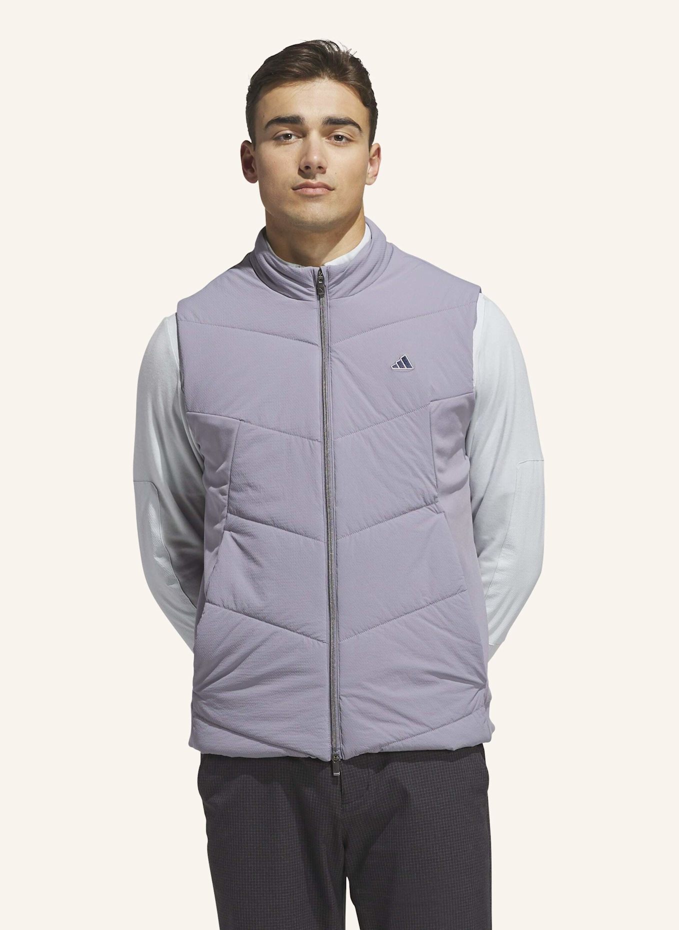 adidas ULTIMATE365+ COURSE CONTROL WESTE, ABGESTEPPT: GRAU