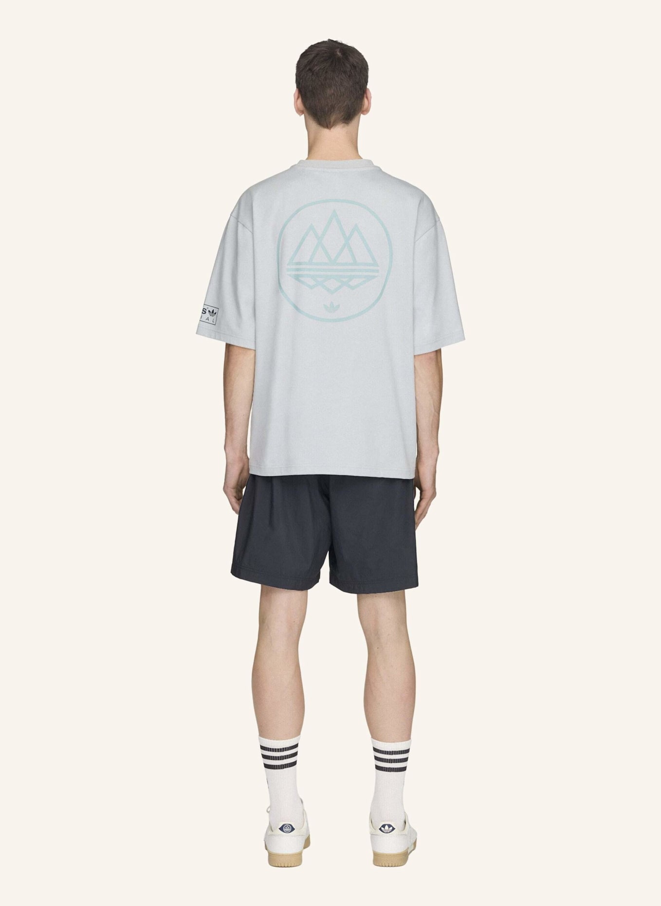 adidas Originals MOD SPZL T-SHIRT: GRAU