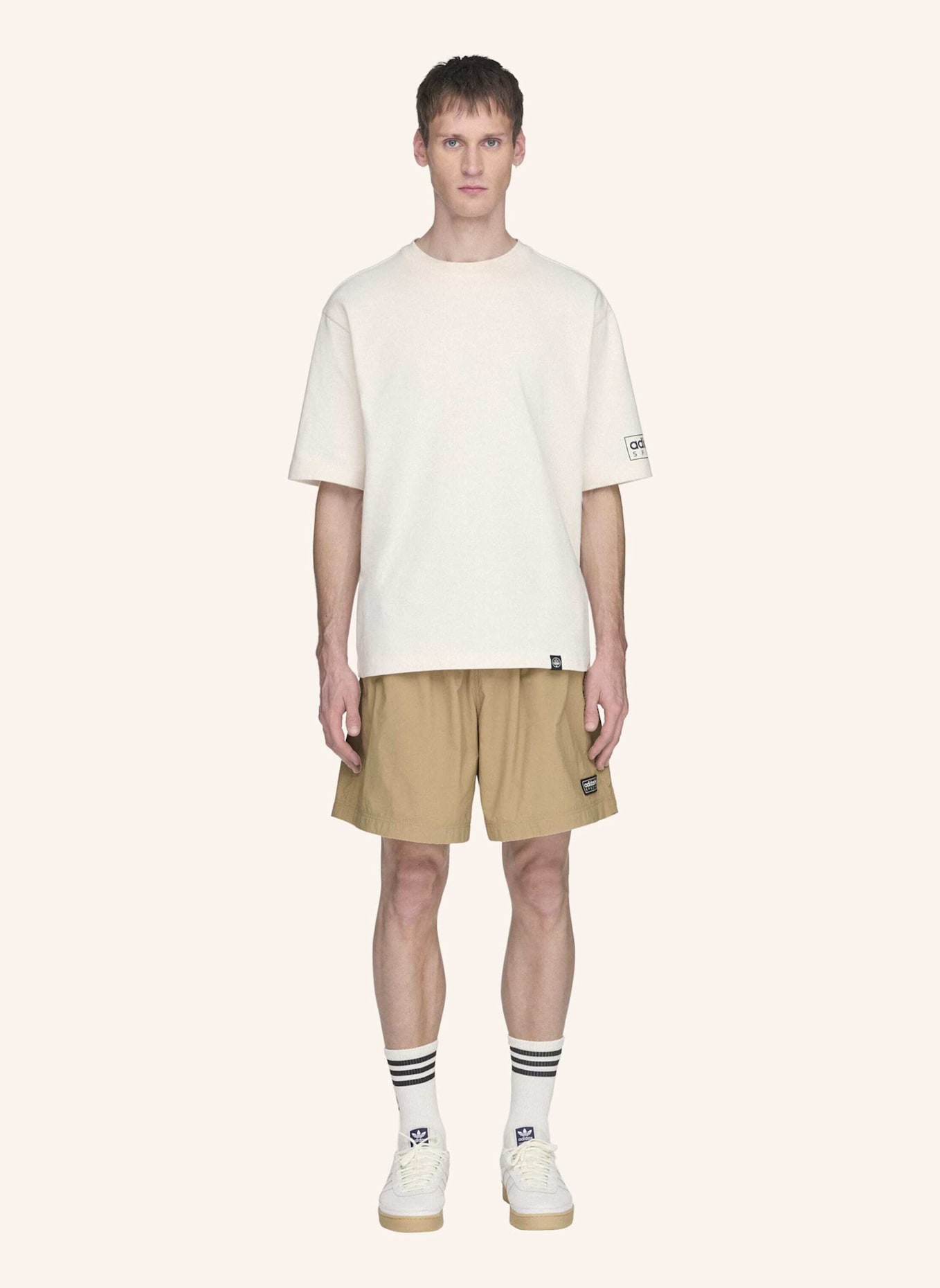 adidas Originals HUDSWELL SPZL SHORTS: BRAUN