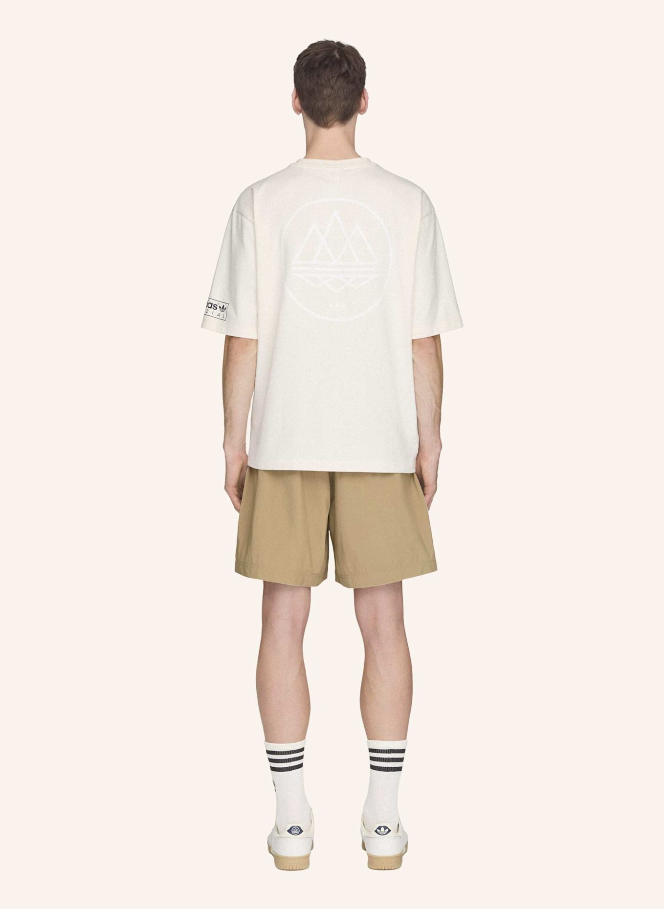 adidas Originals HUDSWELL SPZL SHORTS: BRAUN
