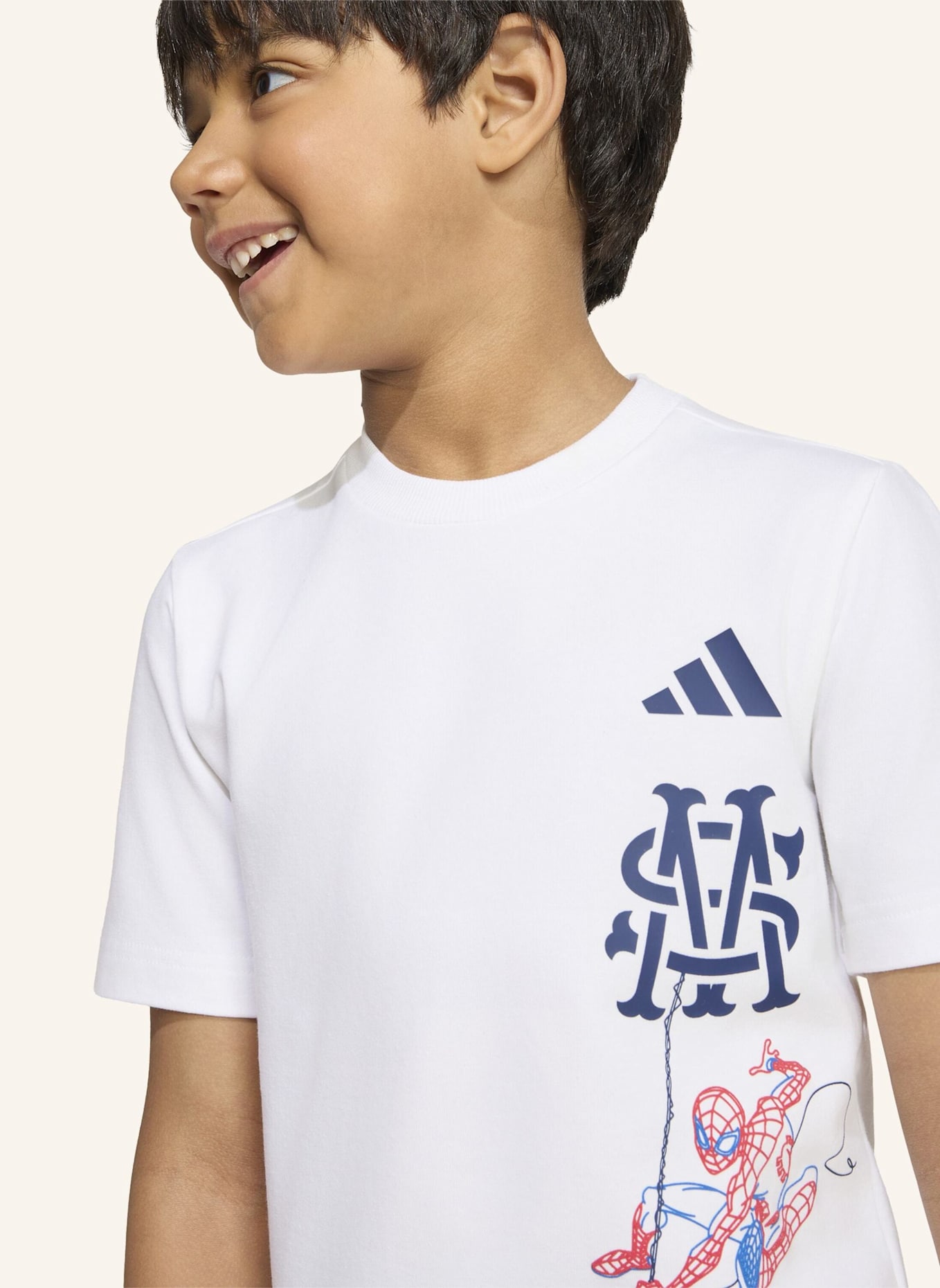 adidas ADIDAS MARVEL SPIDER-MAN SET, T-SHIRT UND SHORTS: WEISS
