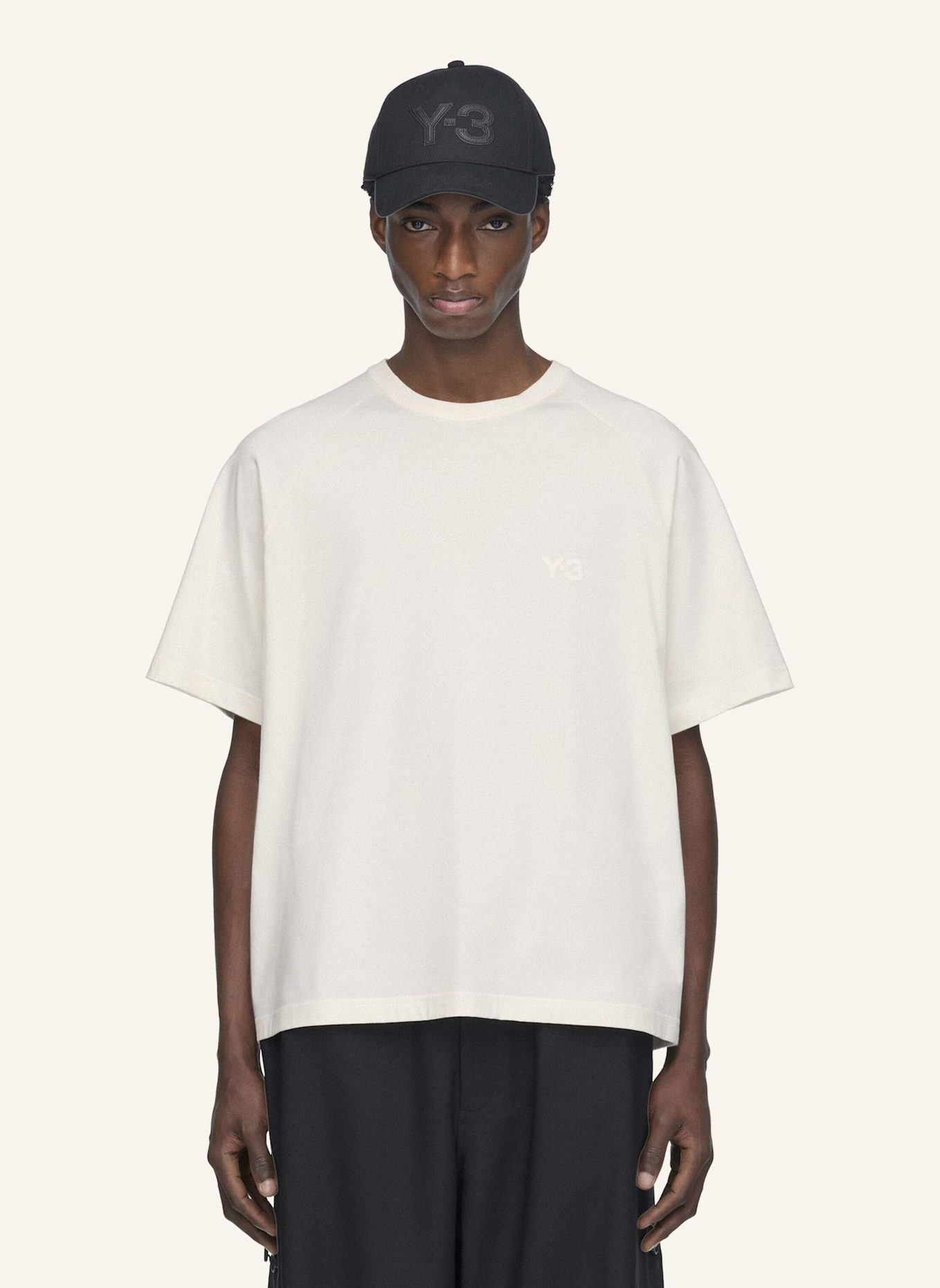 Y-3 Y-3 KASTIGES T-SHIRT: WEISS