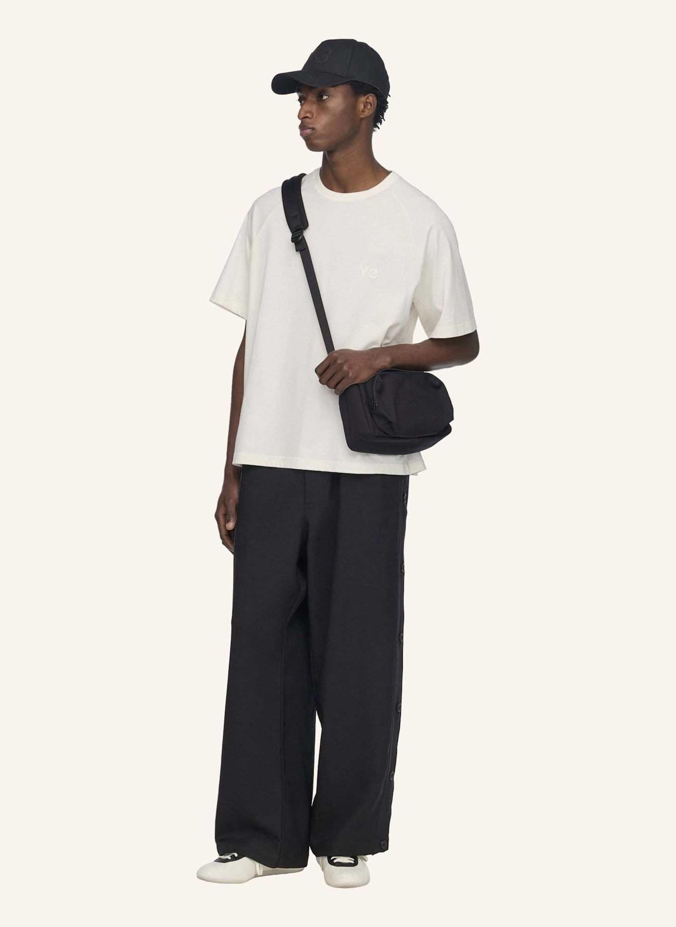 Y-3 Y-3 KASTIGES T-SHIRT: WEISS
