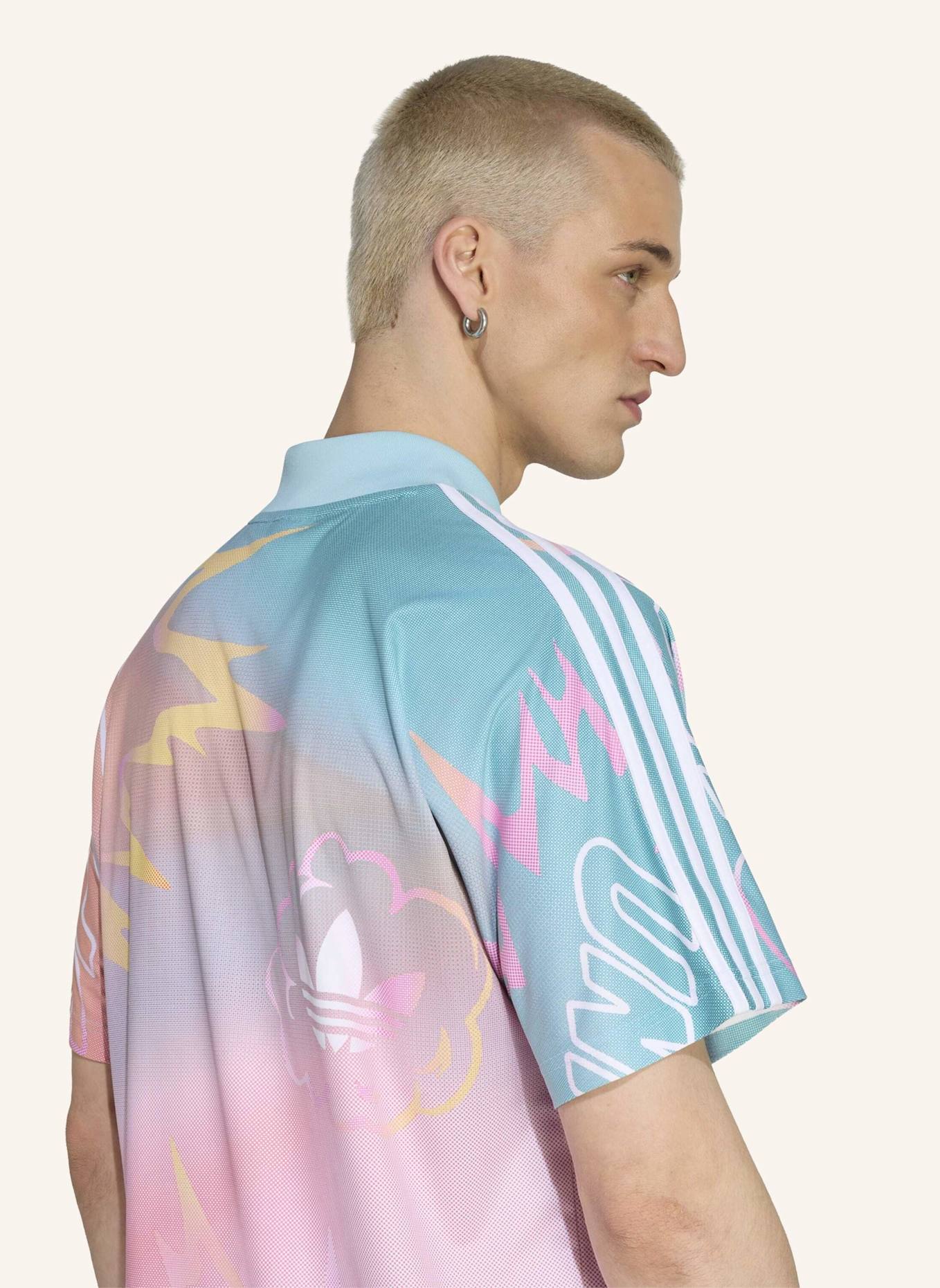 adidas Originals LOVE UNITES AOP JERSEY: GRÜN/ GRAU
