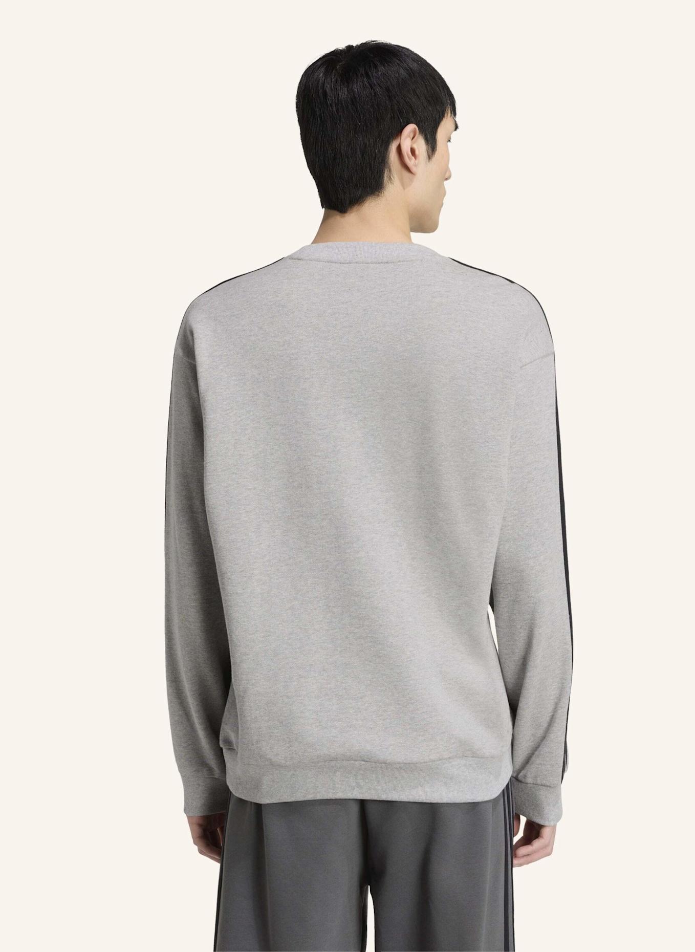adidas ESSENTIALS 3-STREIFEN FRENCH TERRY SWEATSHIRT: WEISS