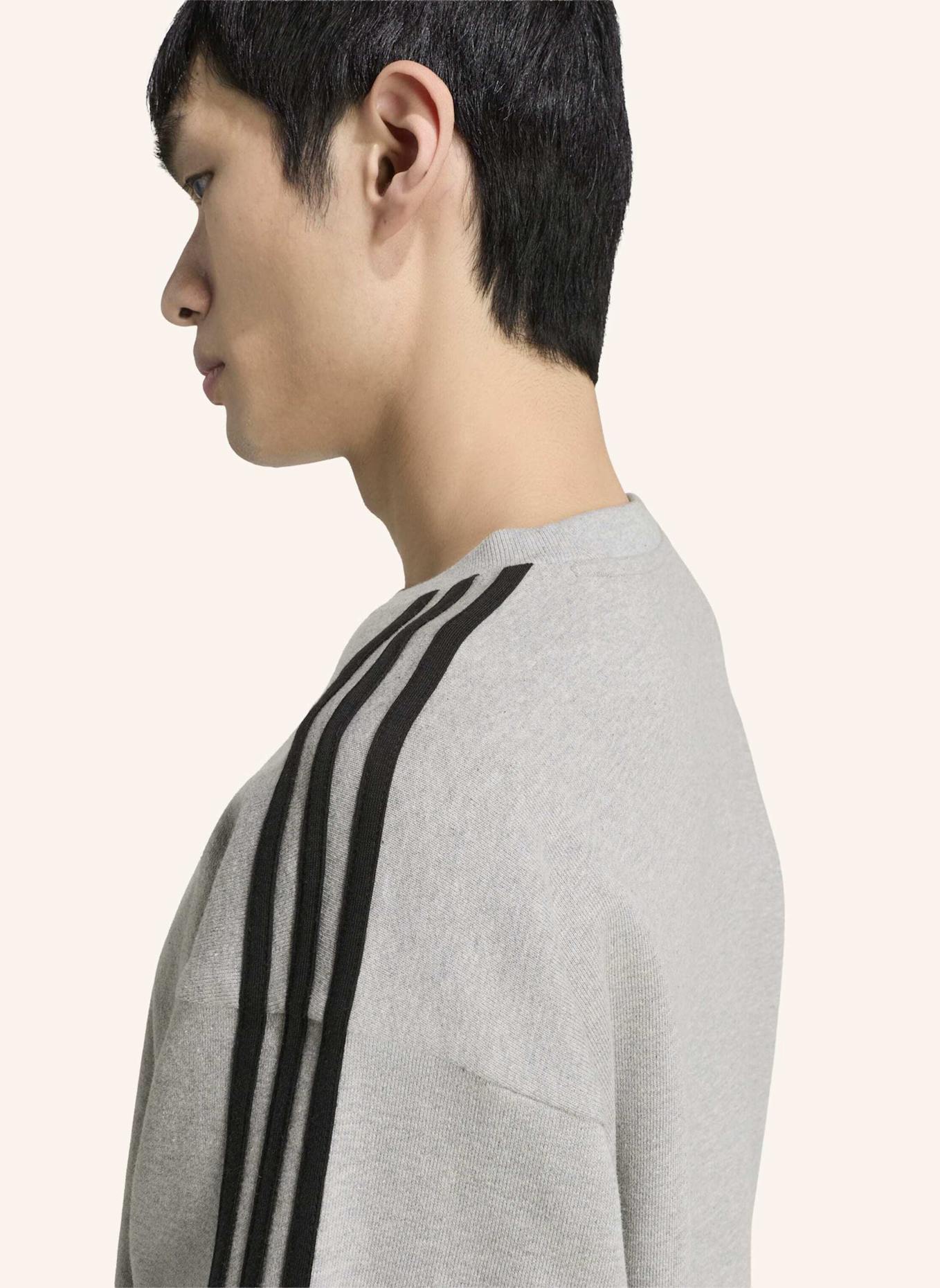 adidas ESSENTIALS 3-STREIFEN FRENCH TERRY SWEATSHIRT: WEISS