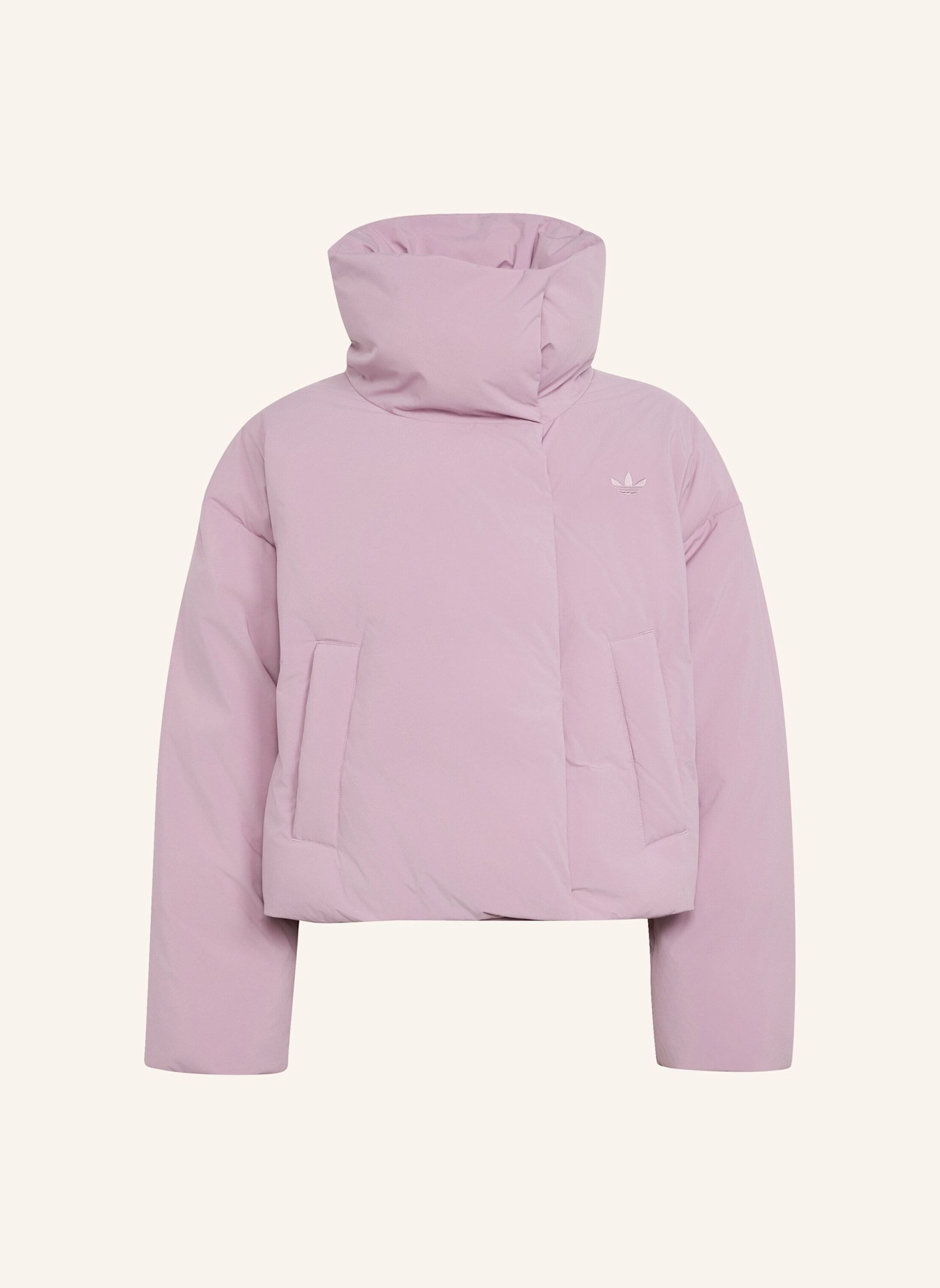 adidas Originals PUFFER JACKE, OVERSIZE-PASSFORM: LILA
