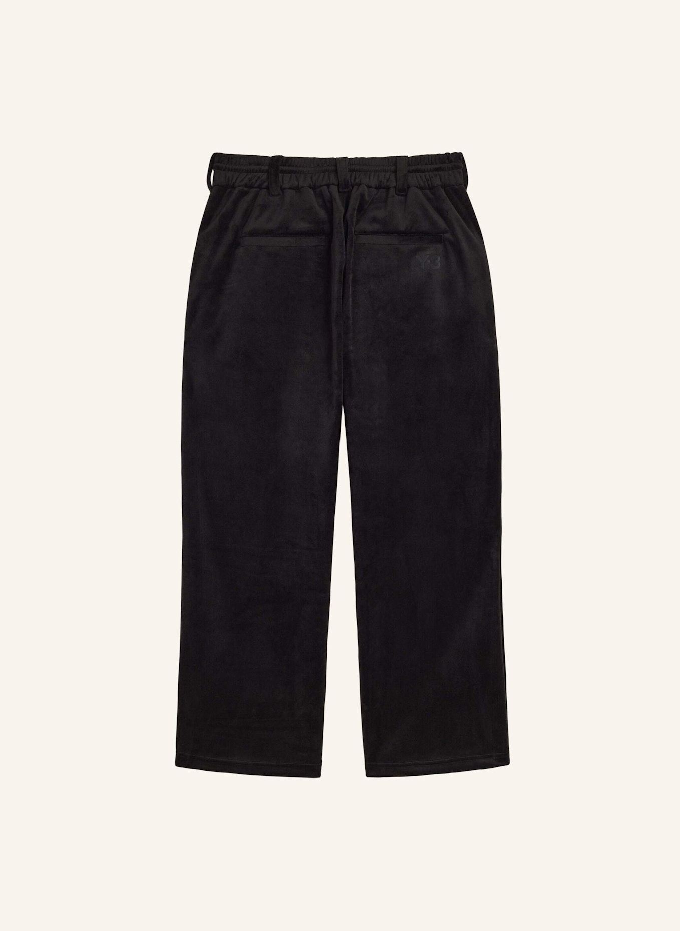 Y-3 Y-3 TRAININGSHOSE, CORDSAMT: SCHWARZ