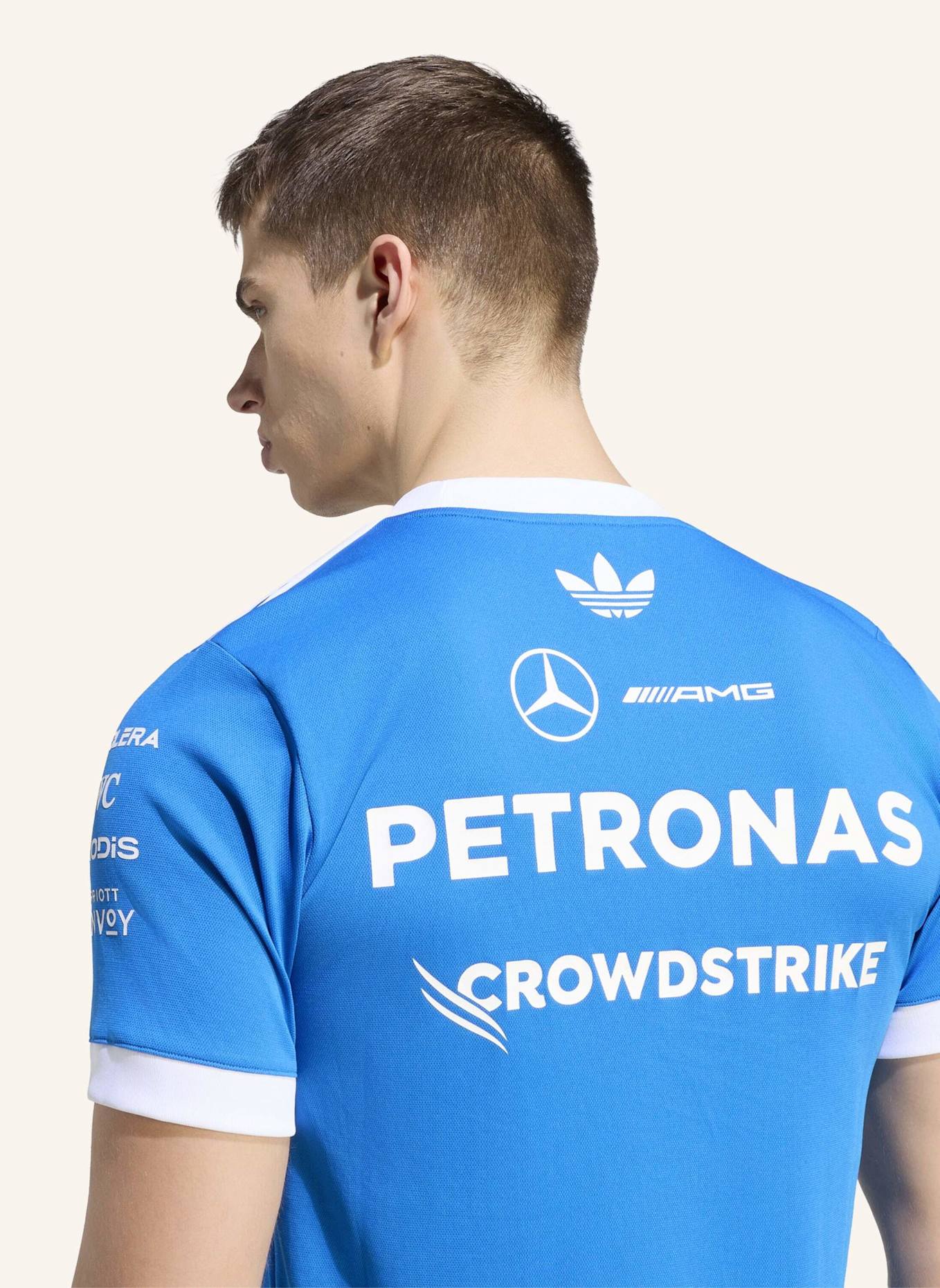 adidas MERCEDES-AMG PETRONAS FORMULA 1 TEAM BLUE WONDER DRIVER TRIKOT: BLAU