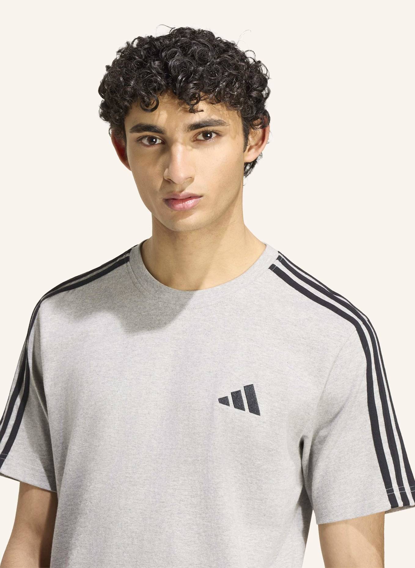 adidas T-Shirt 3S: WEISS