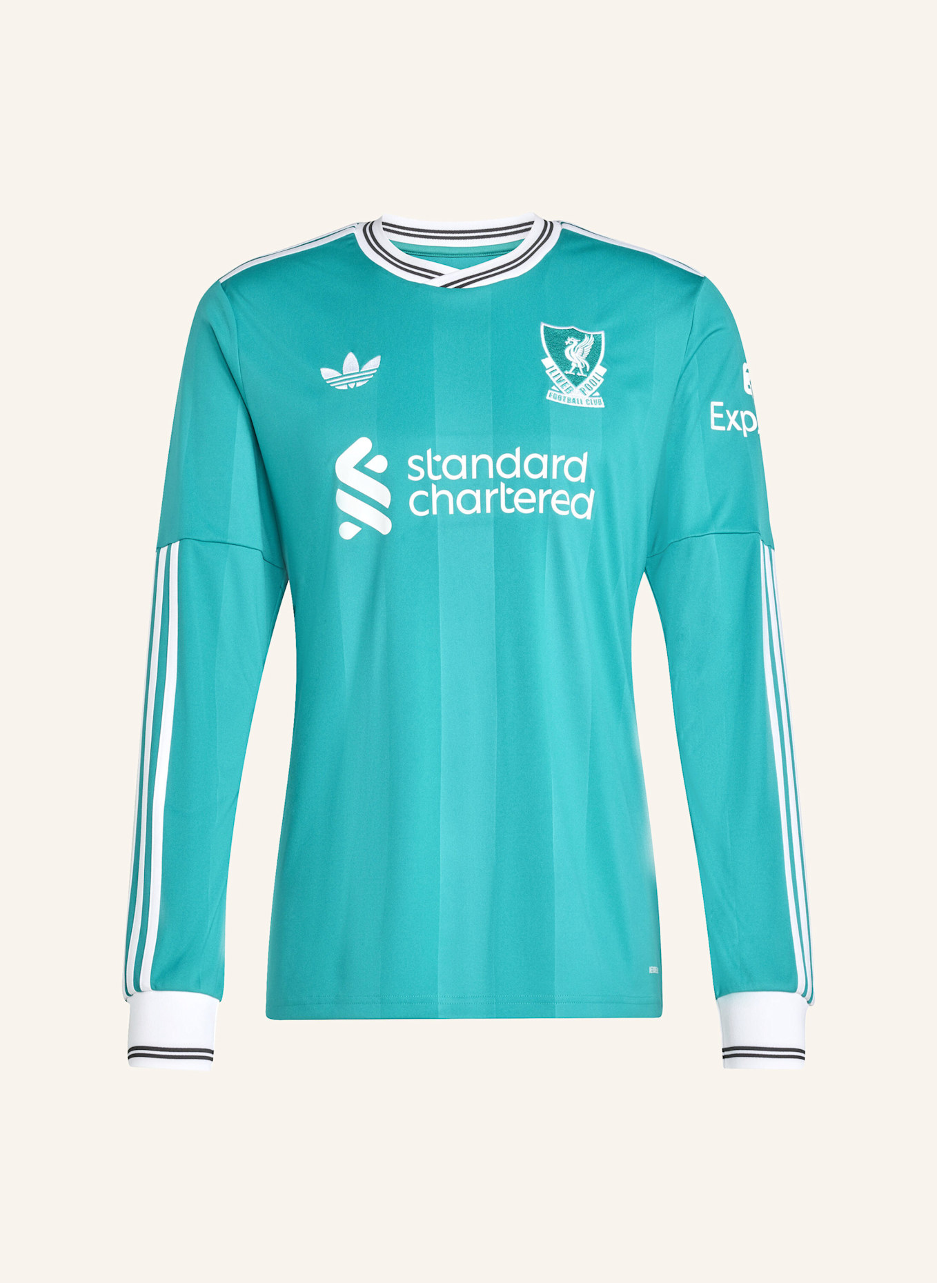 adidas LIVERPOOL FC 25/26 LANGARM AUSWEICHTRIKOT: GRÜN