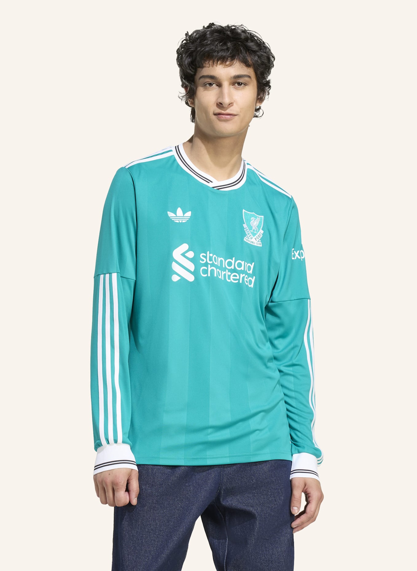 adidas LIVERPOOL FC 25/26 LANGARM AUSWEICHTRIKOT: GRÜN